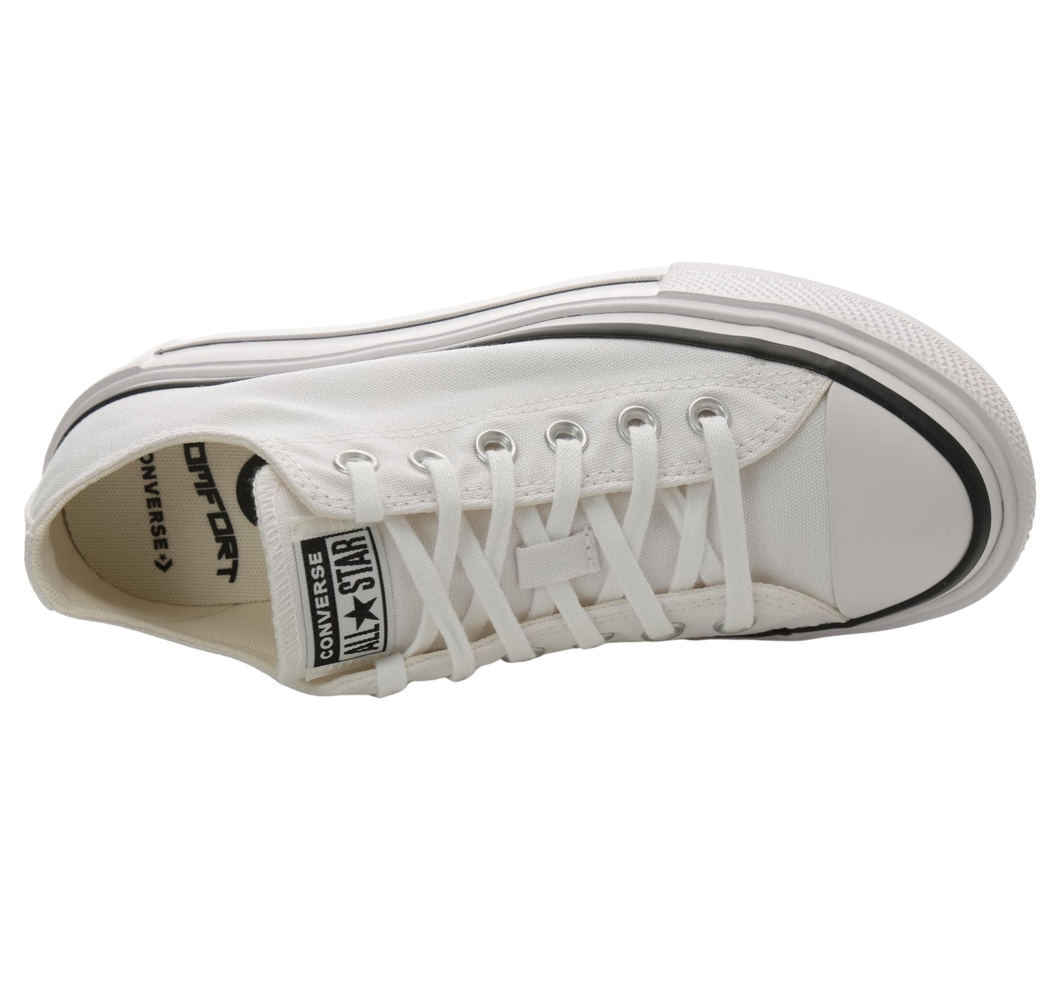 Converse Converse Chuck Taylor All Star Lıft Double Stack Platform Kadın Spor Ayakkabı Beyaz - 5