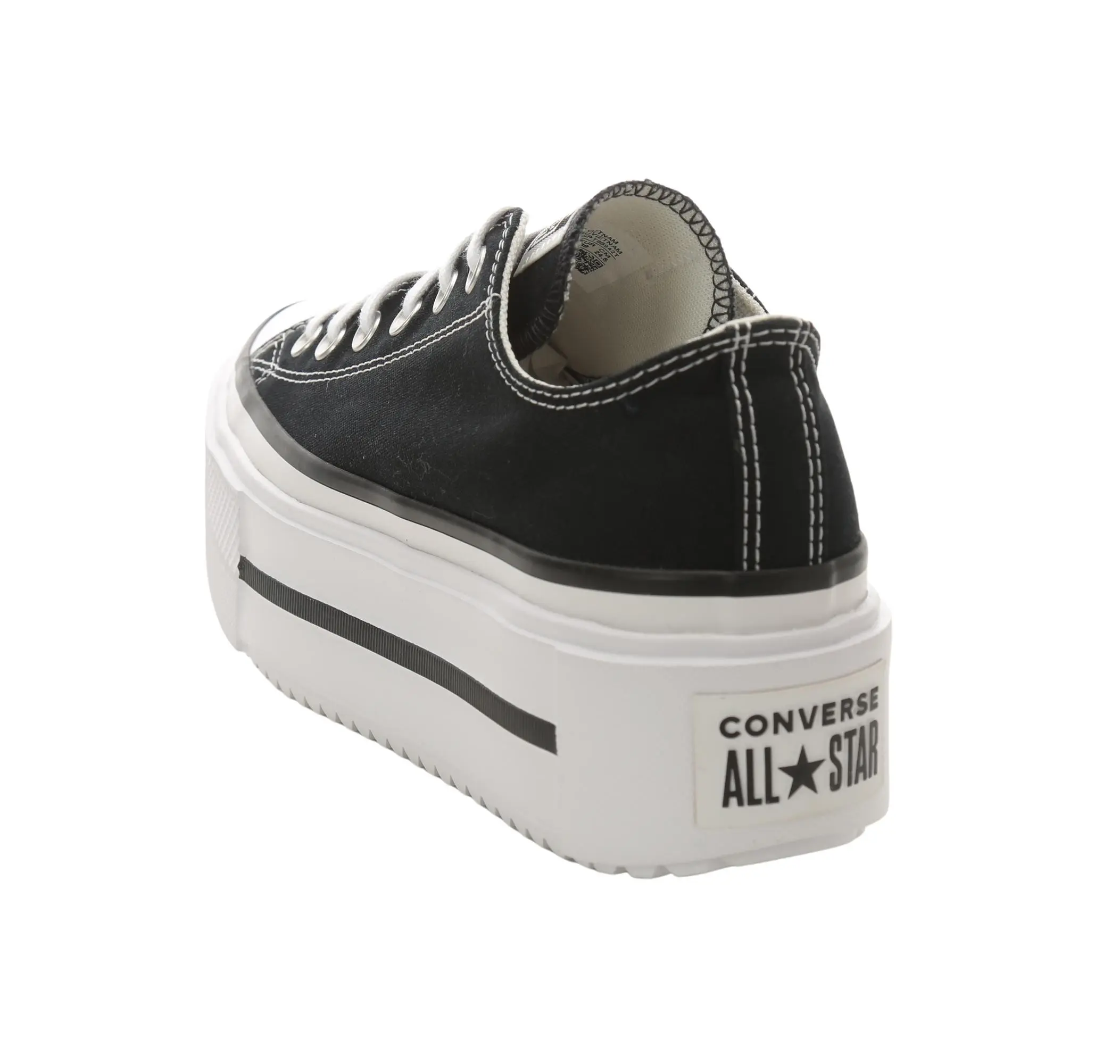 Converse Converse Chuck Taylor All Star Lıft Double Stack Platform Kadın Spor Ayakkabı Siyah - 2