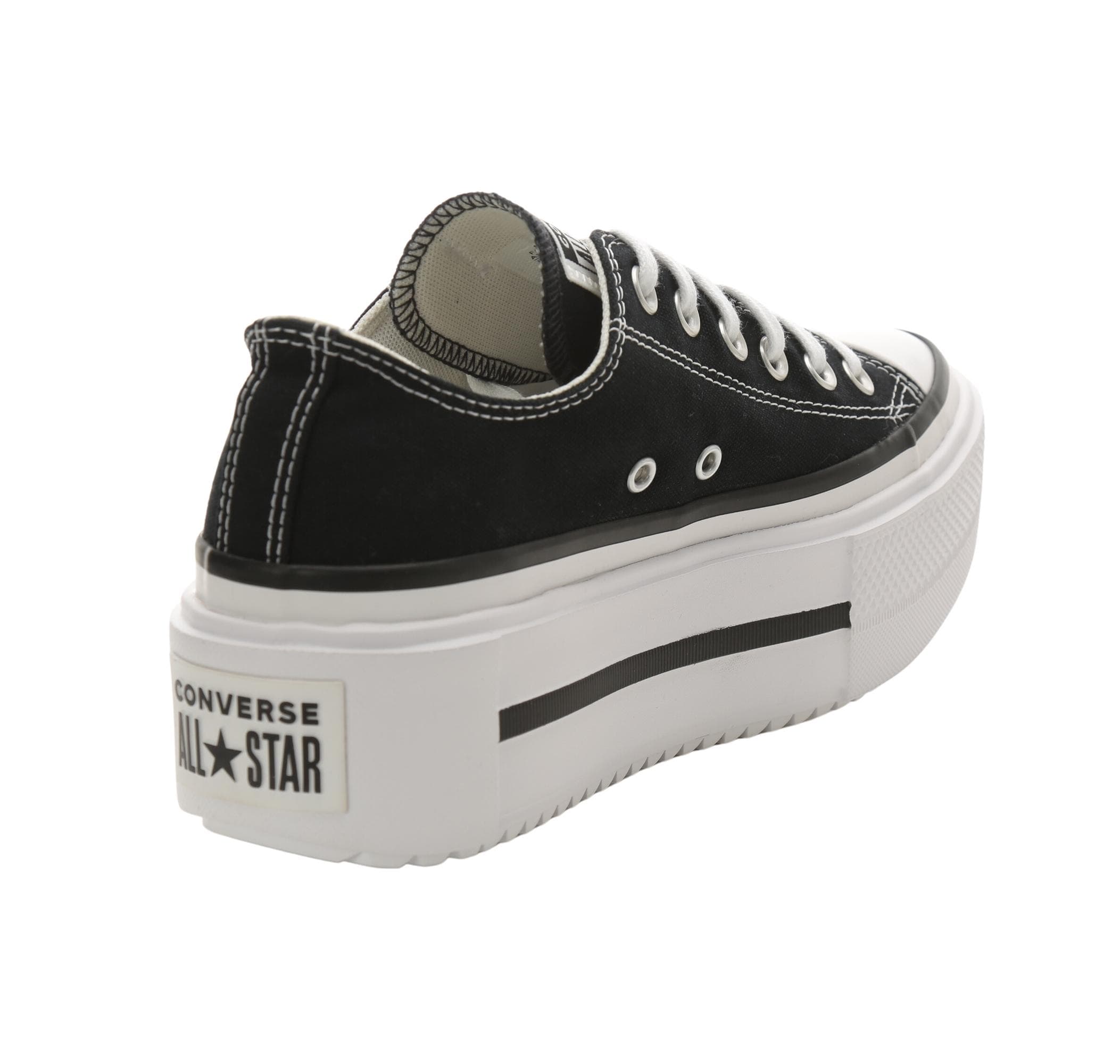 Converse Converse Chuck Taylor All Star Lıft Double Stack Platform Kadın Spor Ayakkabı Siyah - 3