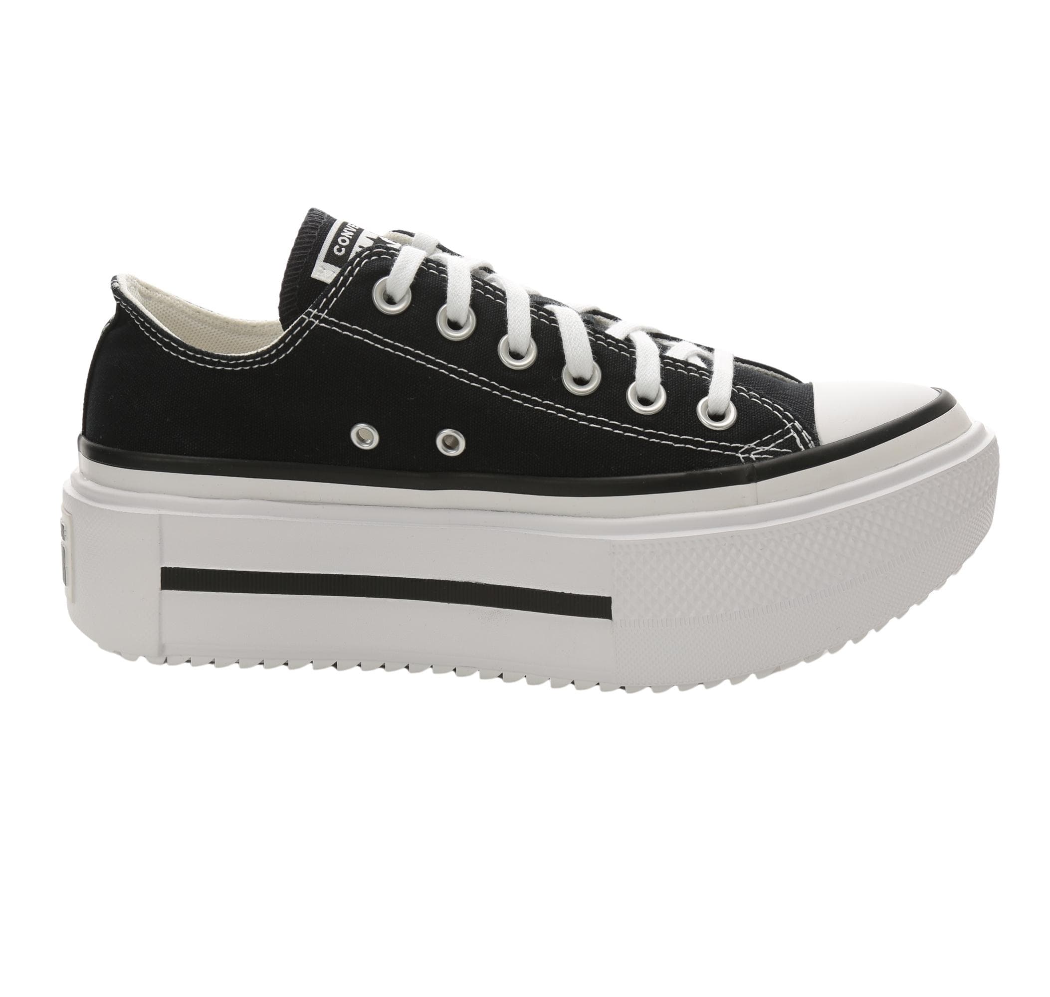 Converse Converse Chuck Taylor All Star Lıft Double Stack Platform Kadın Spor Ayakkabı Siyah - 4