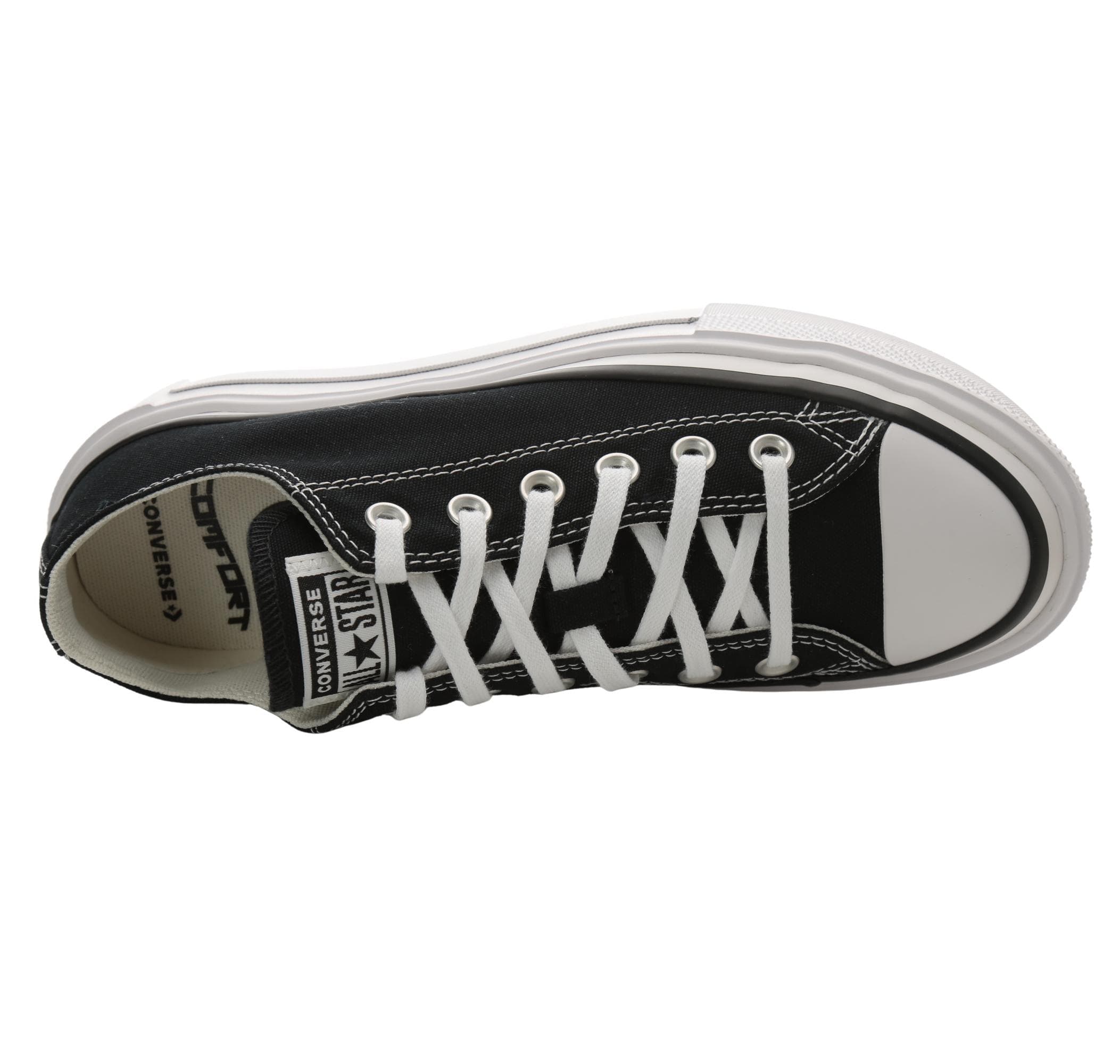 Converse Converse Chuck Taylor All Star Lıft Double Stack Platform Kadın Spor Ayakkabı Siyah - 5