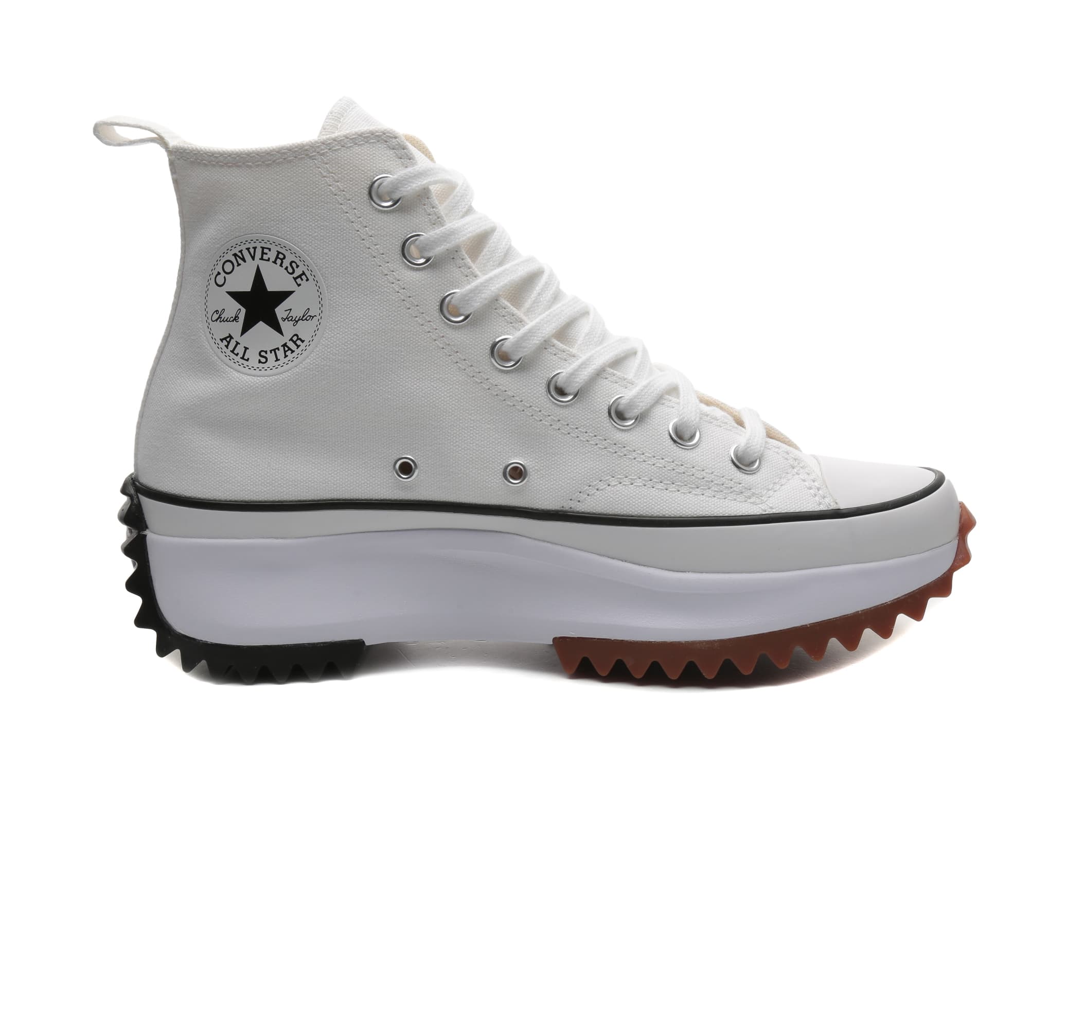 Converse Converse Run Star Hıke Canvas Platform Erkek Spor Ayakkabı Beyaz - 4