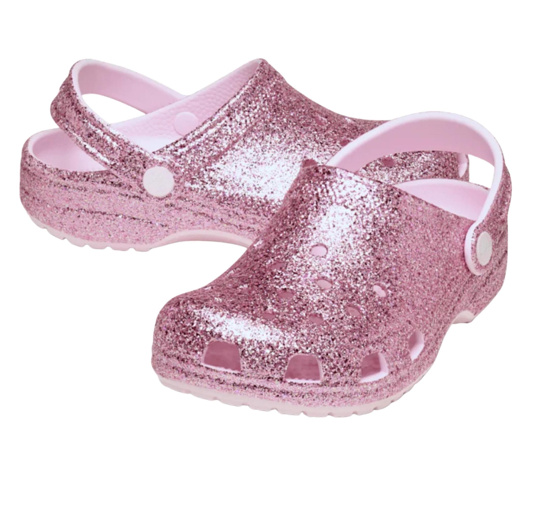 Crocs Crocs Classic Chunky Glitter Clog K Çocuk Terlik Pembe - 3