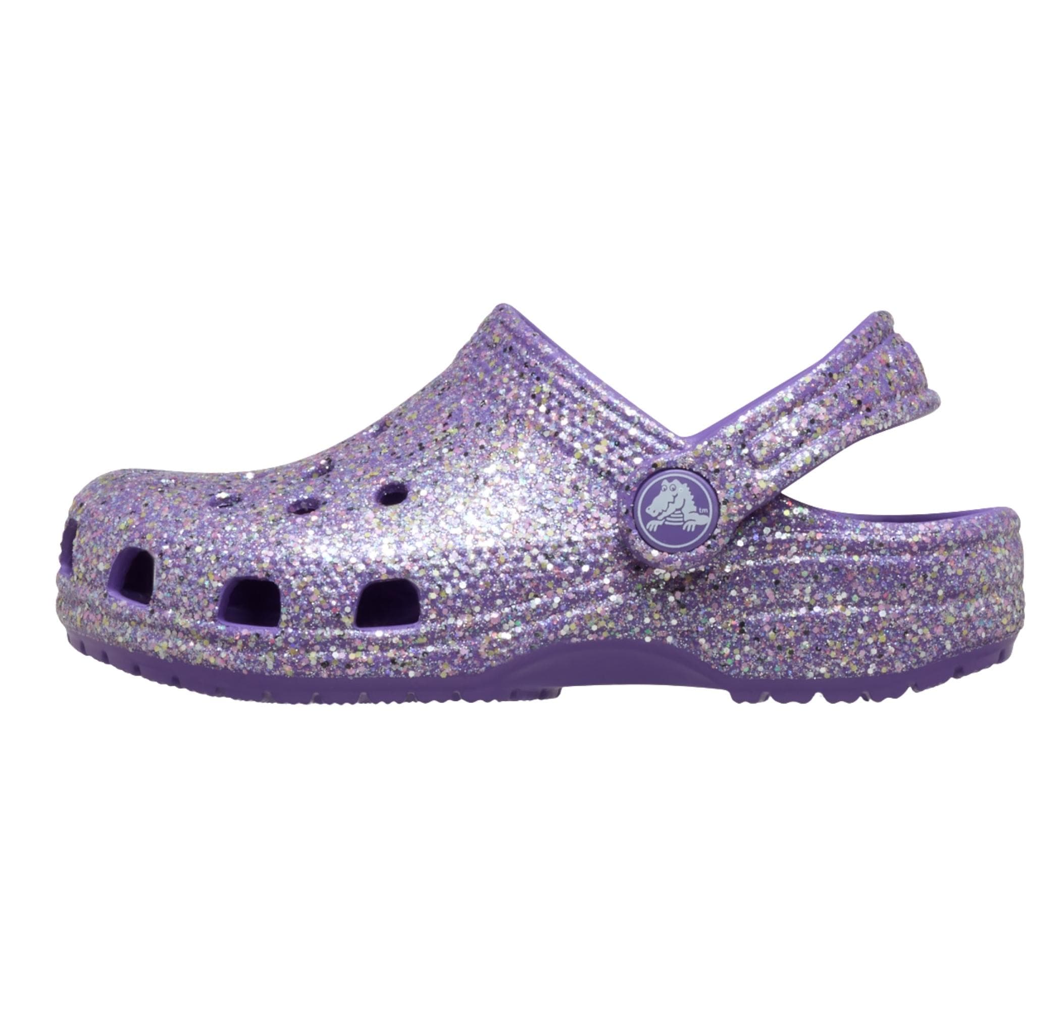 Crocs Crocs Classic Fantasy Glitter Clog T Çocuk Terlik Mor - 4