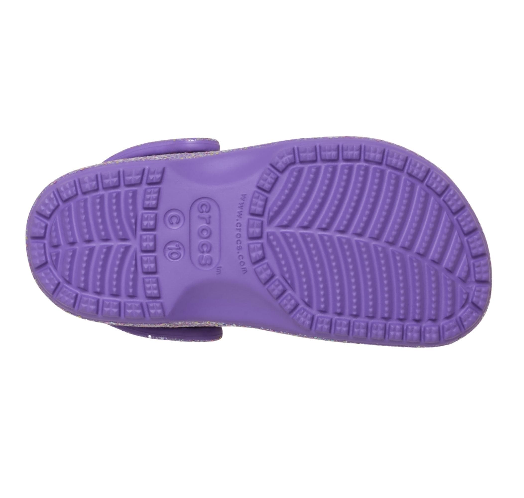 Crocs Crocs Classic Fantasy Glitter Clog T Çocuk Terlik Mor - 5