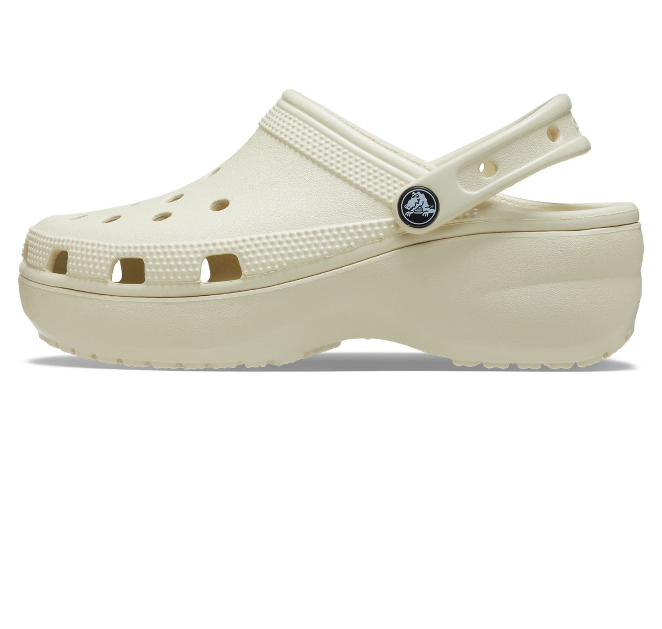 Crocs Crocs Classic Platform Clog W Kadın Terlik Krem - 4