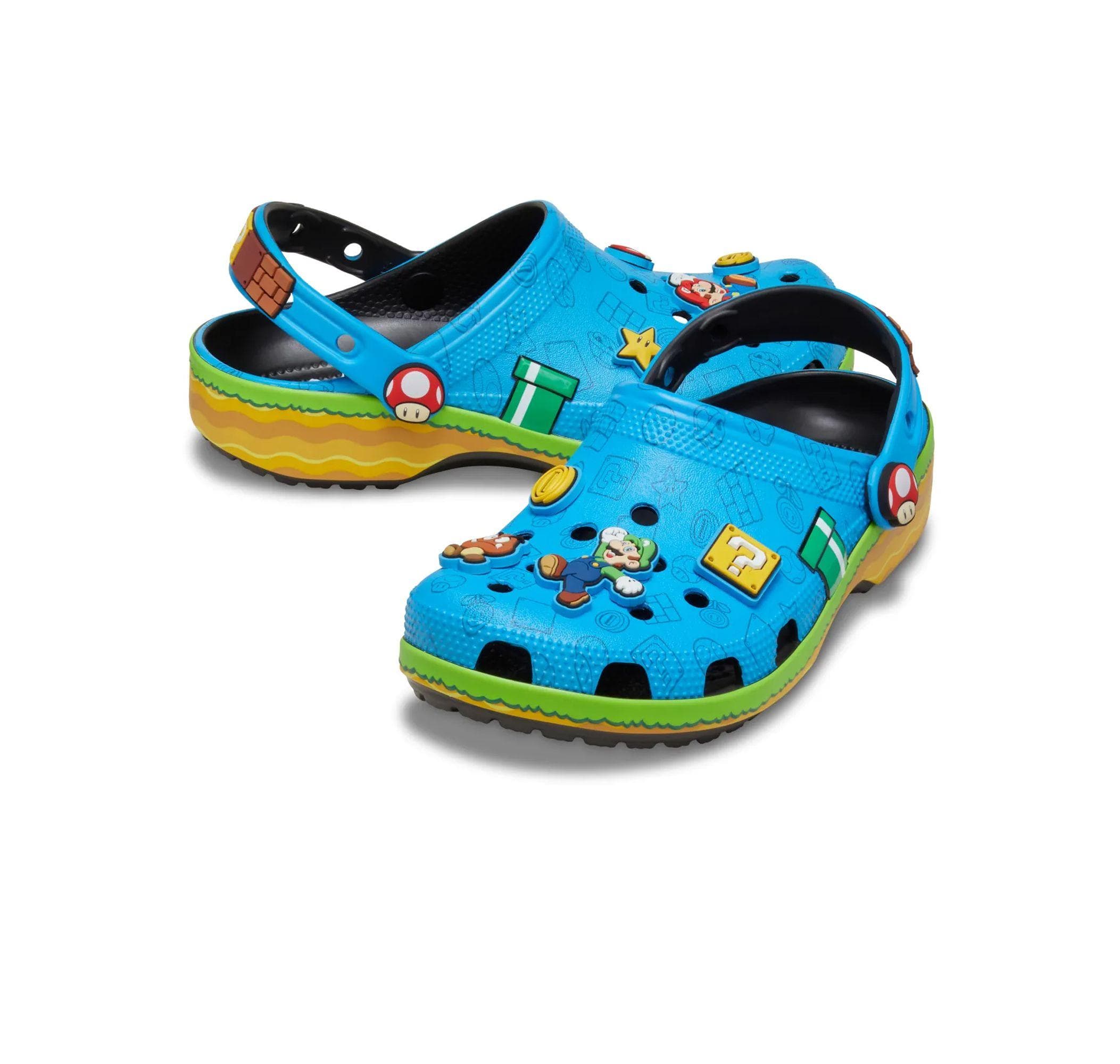 Crocs Crocs Super Mario Core Cls Clg K Çocuk Terlik Mavi - 3