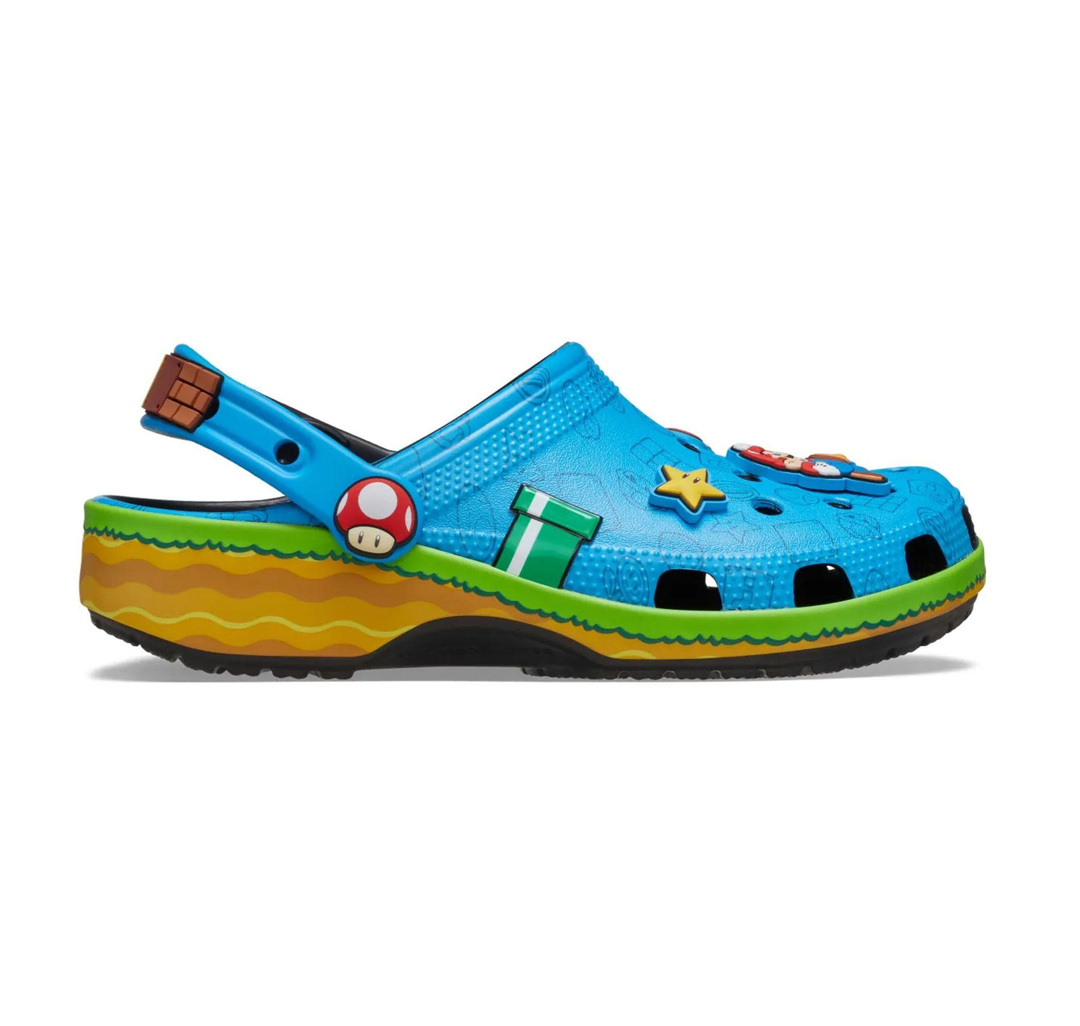 Crocs Crocs Super Mario Core Cls Clg T Çocuk Terlik Mavi