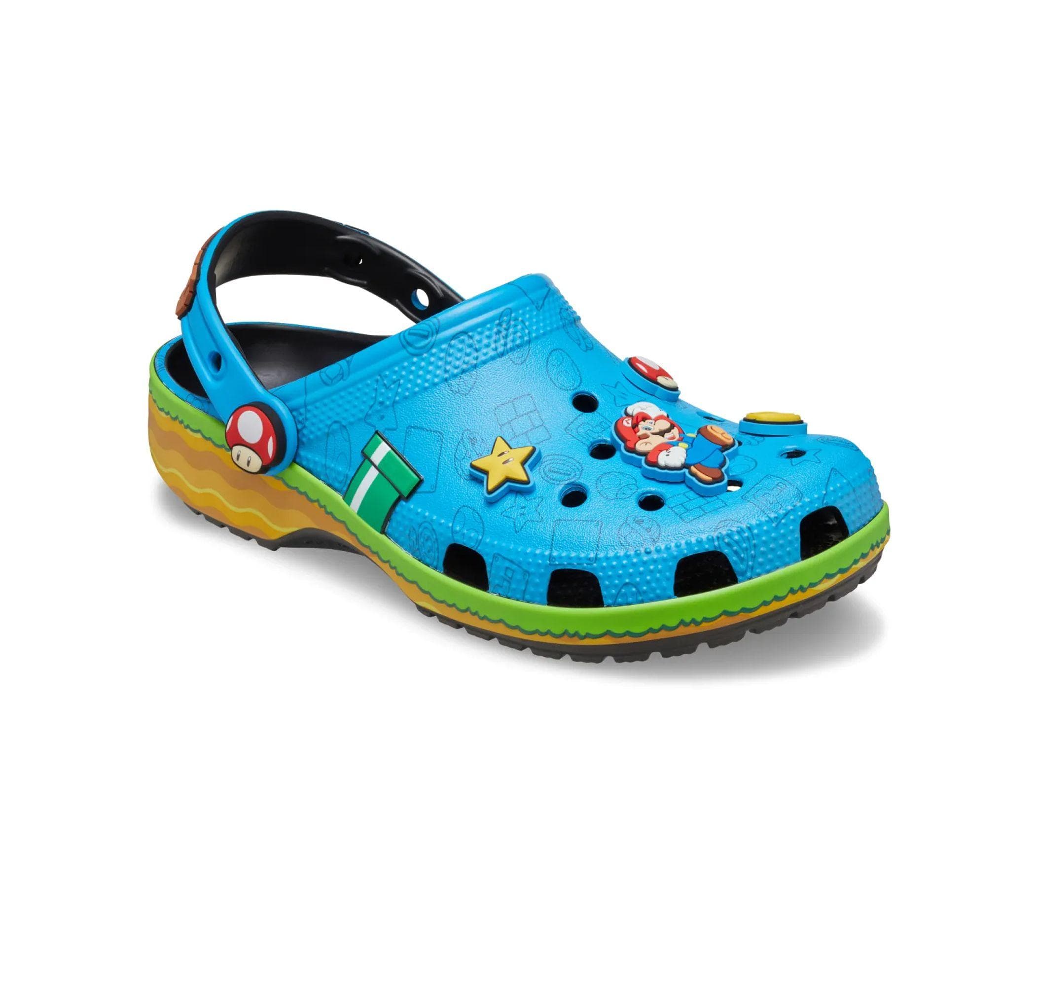 Crocs Crocs Super Mario Core Cls Clg T Çocuk Terlik Mavi - 2