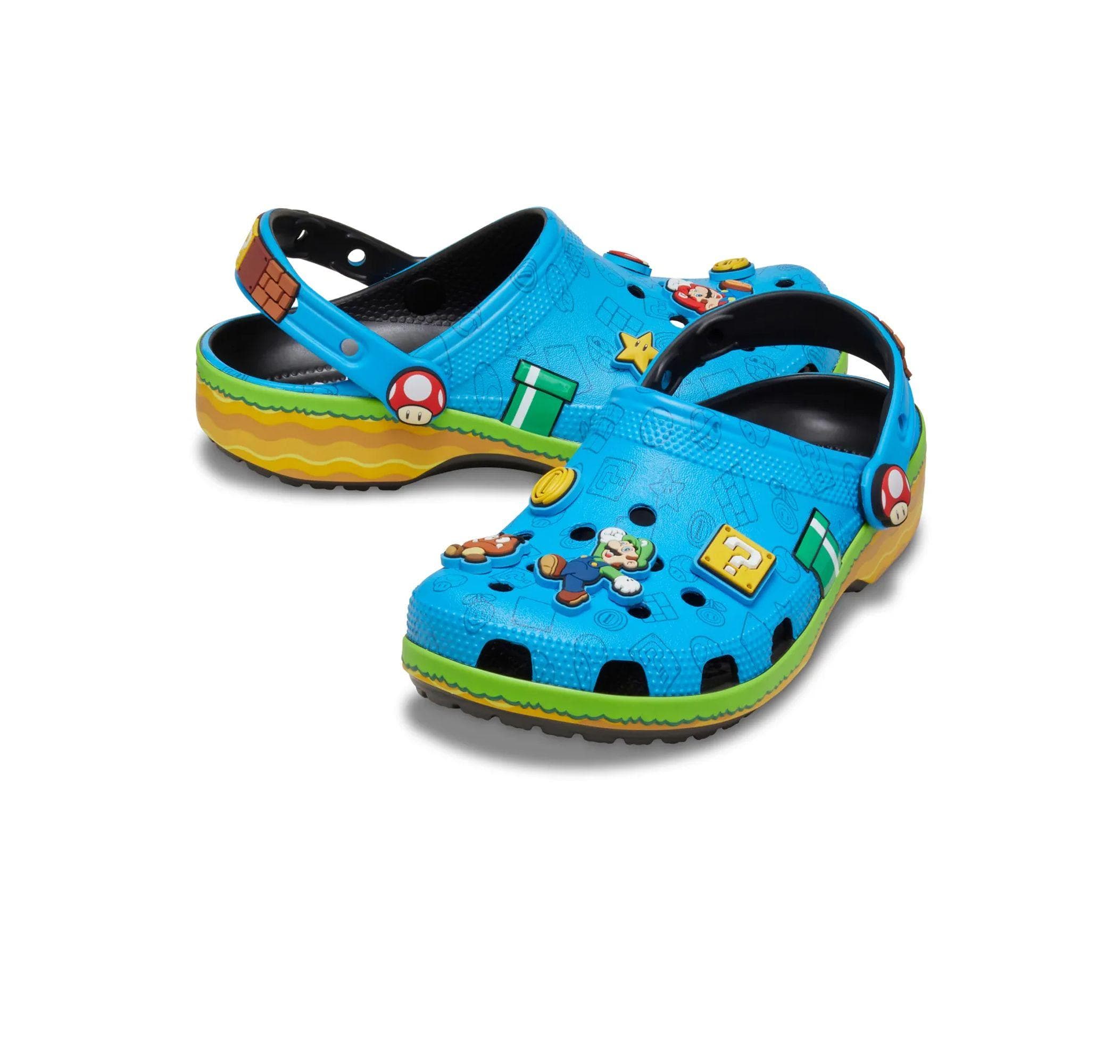 Crocs Crocs Super Mario Core Cls Clg T Çocuk Terlik Mavi - 3