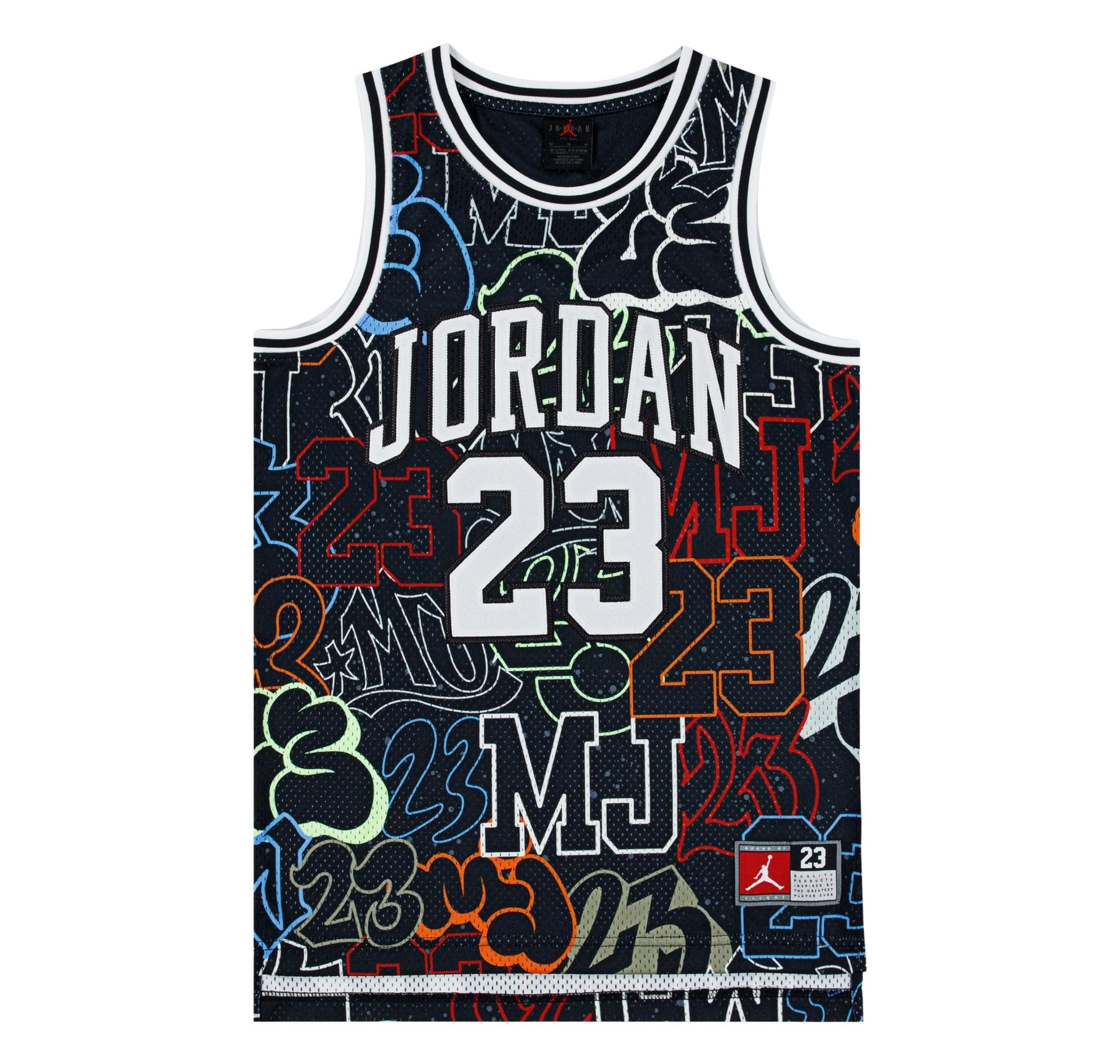 Jordan Jordan Jdn 23 Aop Jersey Çocuk T-Shirt Siyah