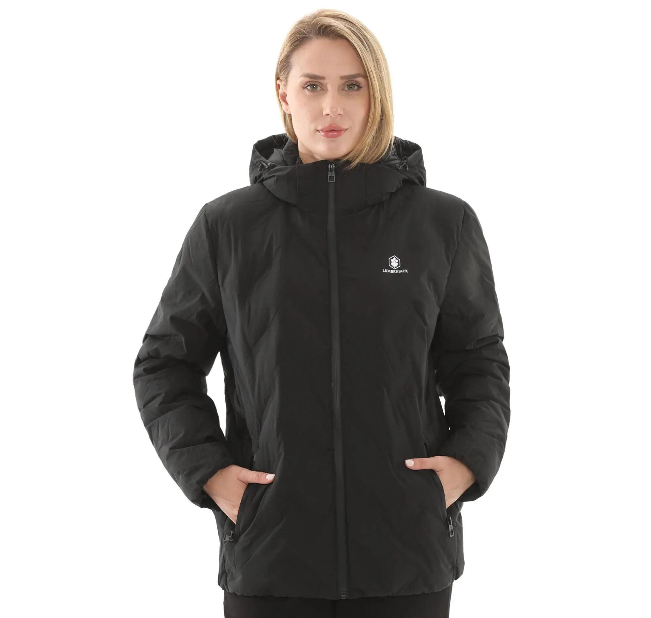 Lumberjack Lumberjack 4W Ml Henry Coat 2Sn17 Kadın Mont Siyah