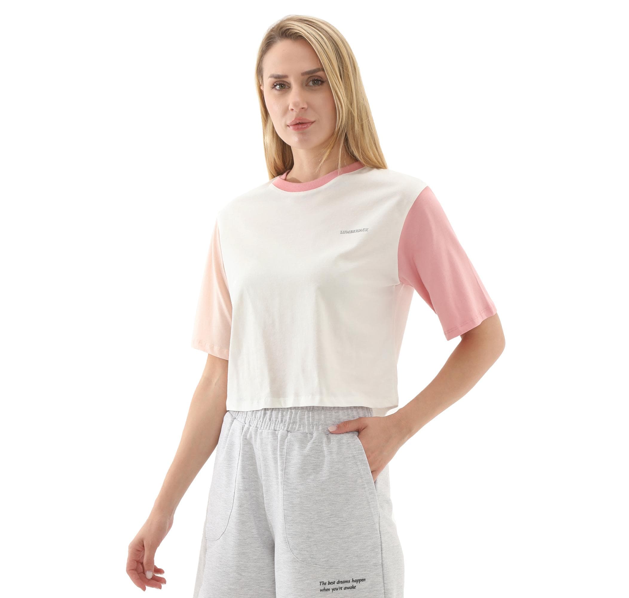 Lumberjack Lumberjack 5M Wl Annabel 11Ck1235 4Fx Kadın T-Shirt Beyaz - 3