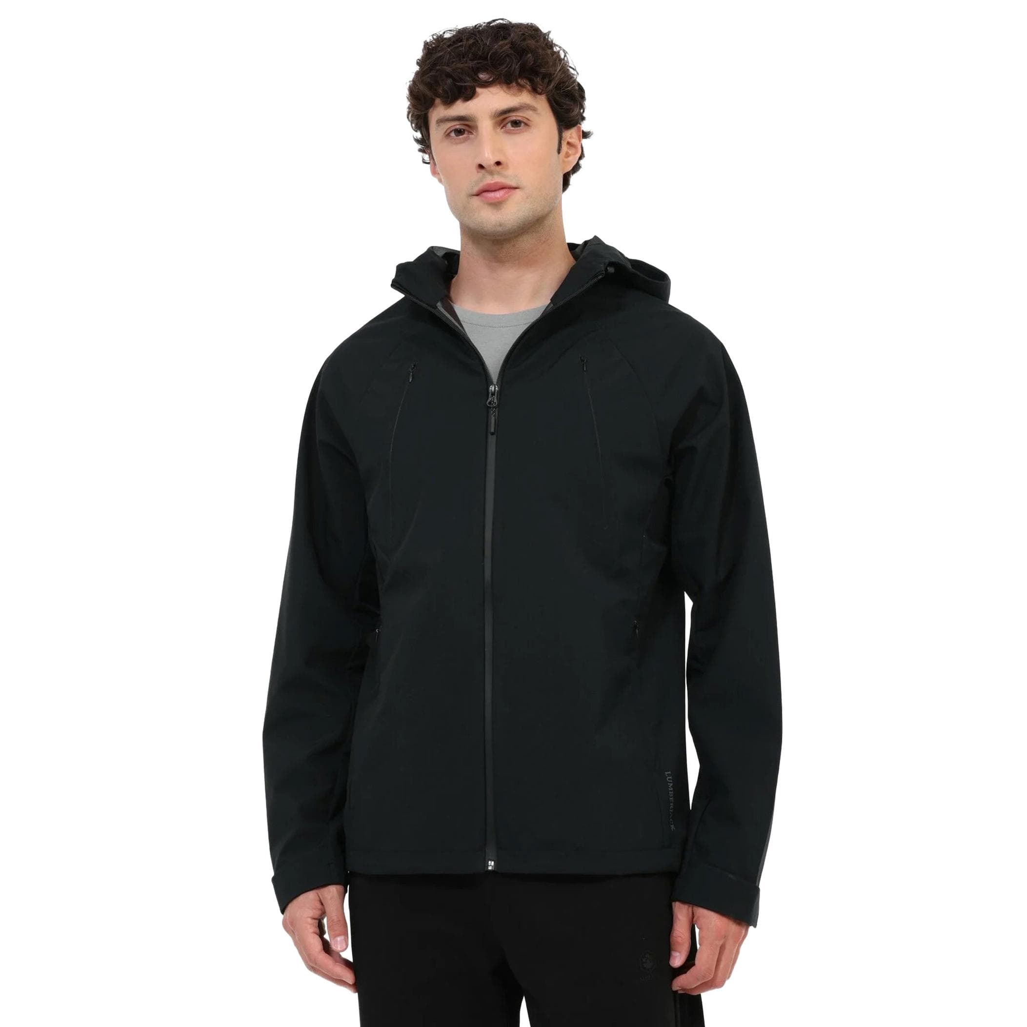 Lumberjack Lumberjack 6W Ml 8Hw2770 6Pr Erkek Yağmurluk-Rüzgarlık Siyah