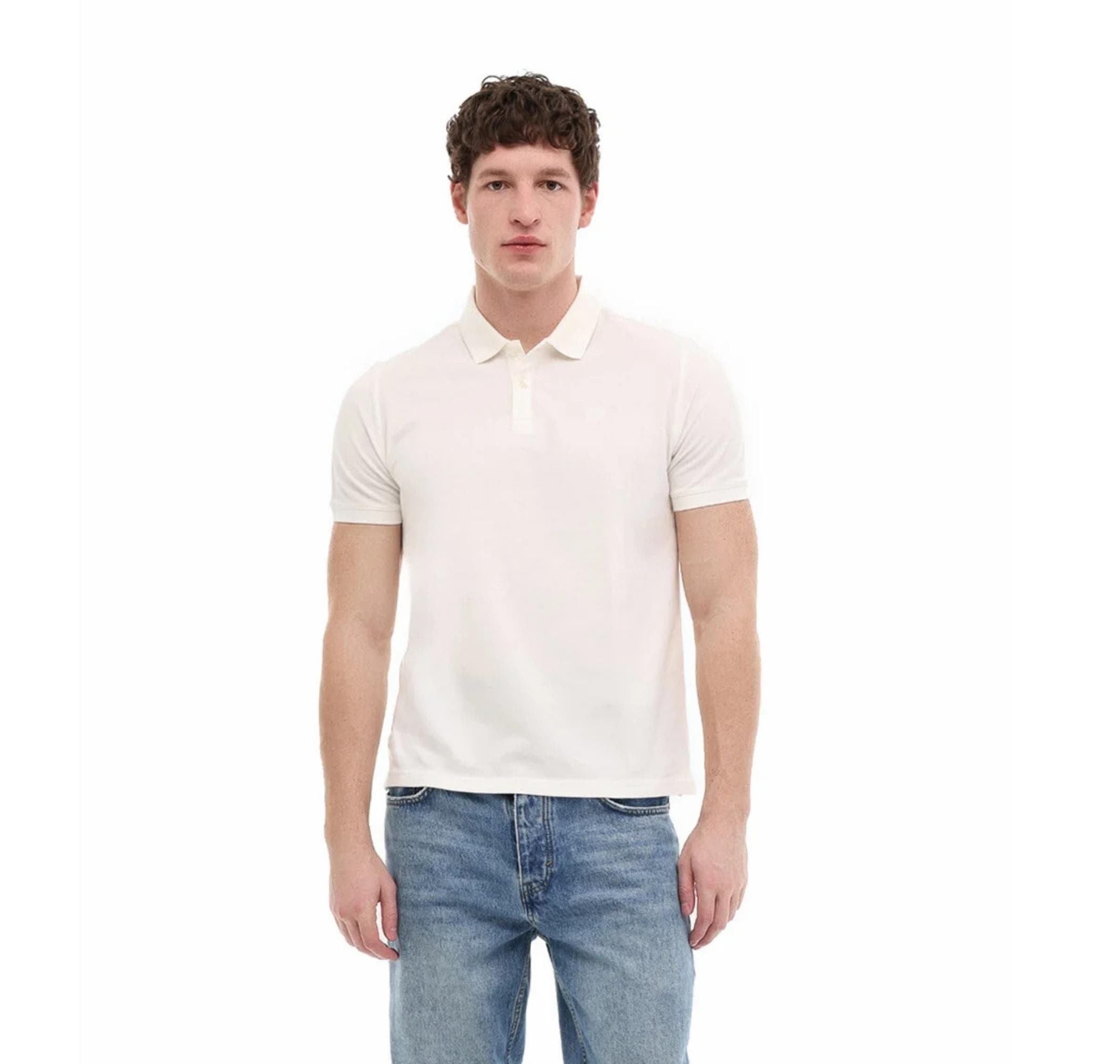 Lumberjack Lumberjack Mb Ct953 Polo T-Sh 6Fx Erkek T-Shirt Beyaz