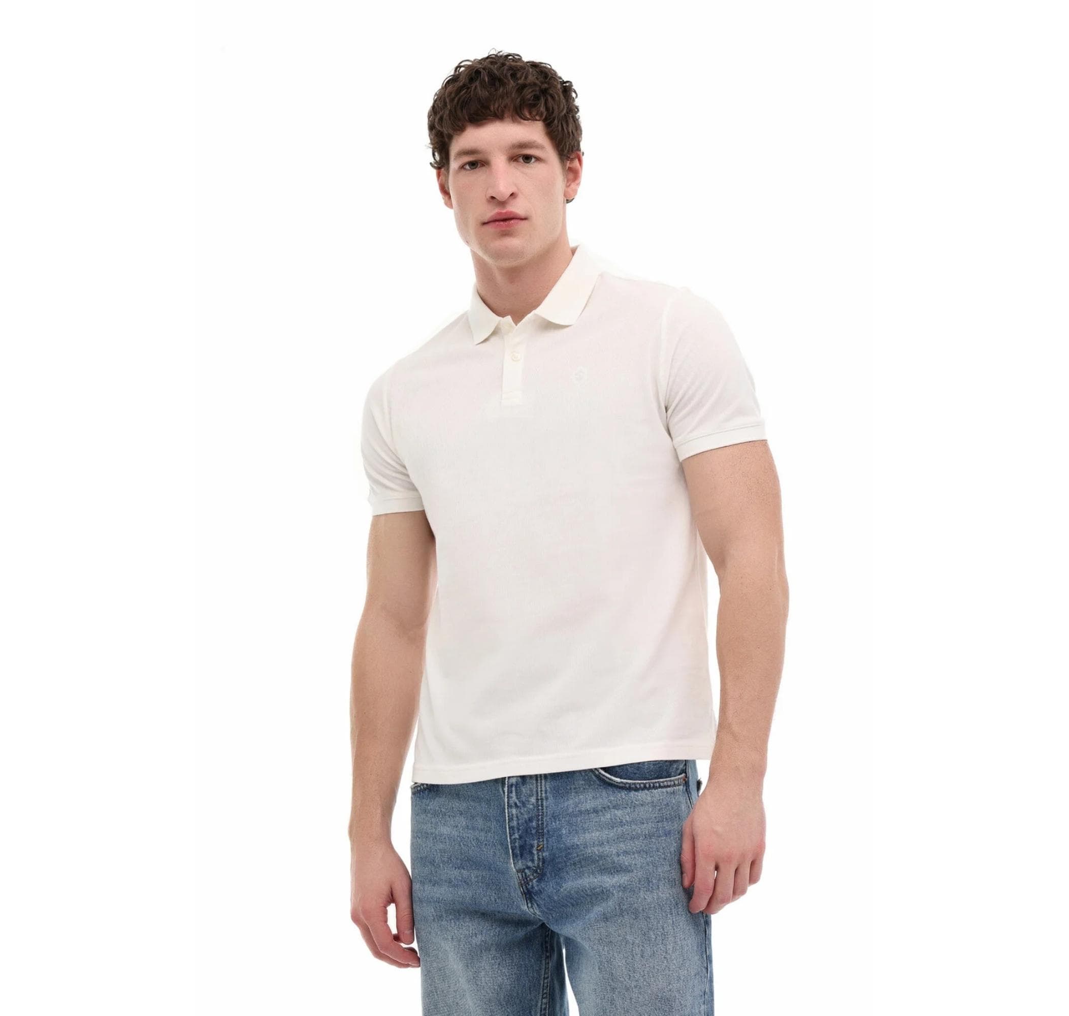 Lumberjack Lumberjack Mb Ct953 Polo T-Sh 6Fx Erkek T-Shirt Beyaz - 2