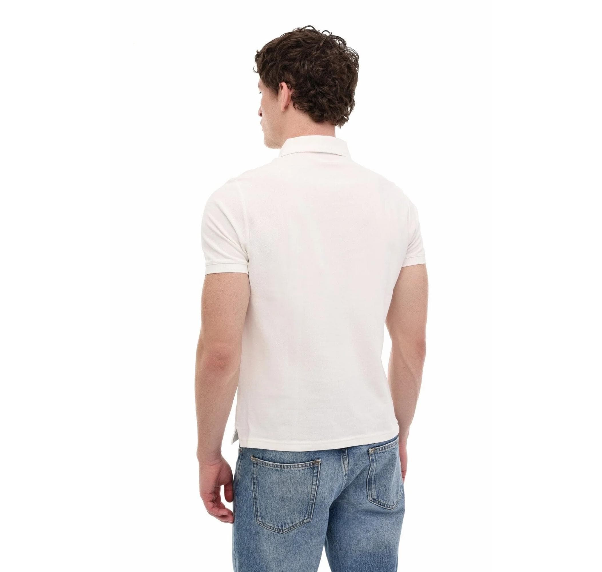 Lumberjack Lumberjack Mb Ct953 Polo T-Sh 6Fx Erkek T-Shirt Beyaz - 3