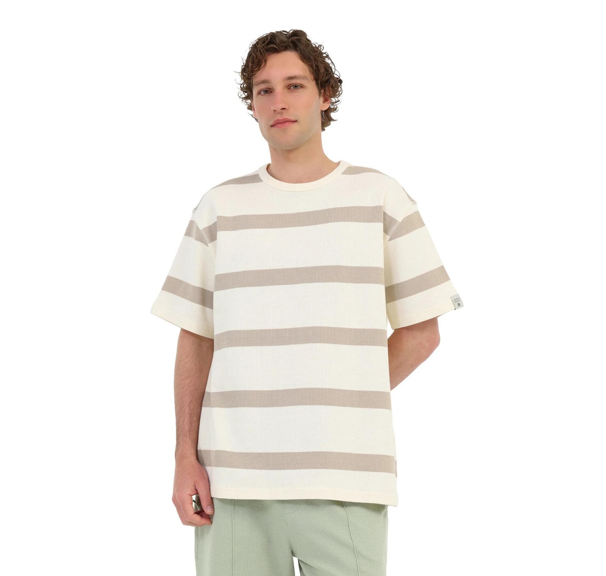 Lumberjack Lumberjack Mb Tusk 11Bs100 6Fx Erkek T-Shirt Krem