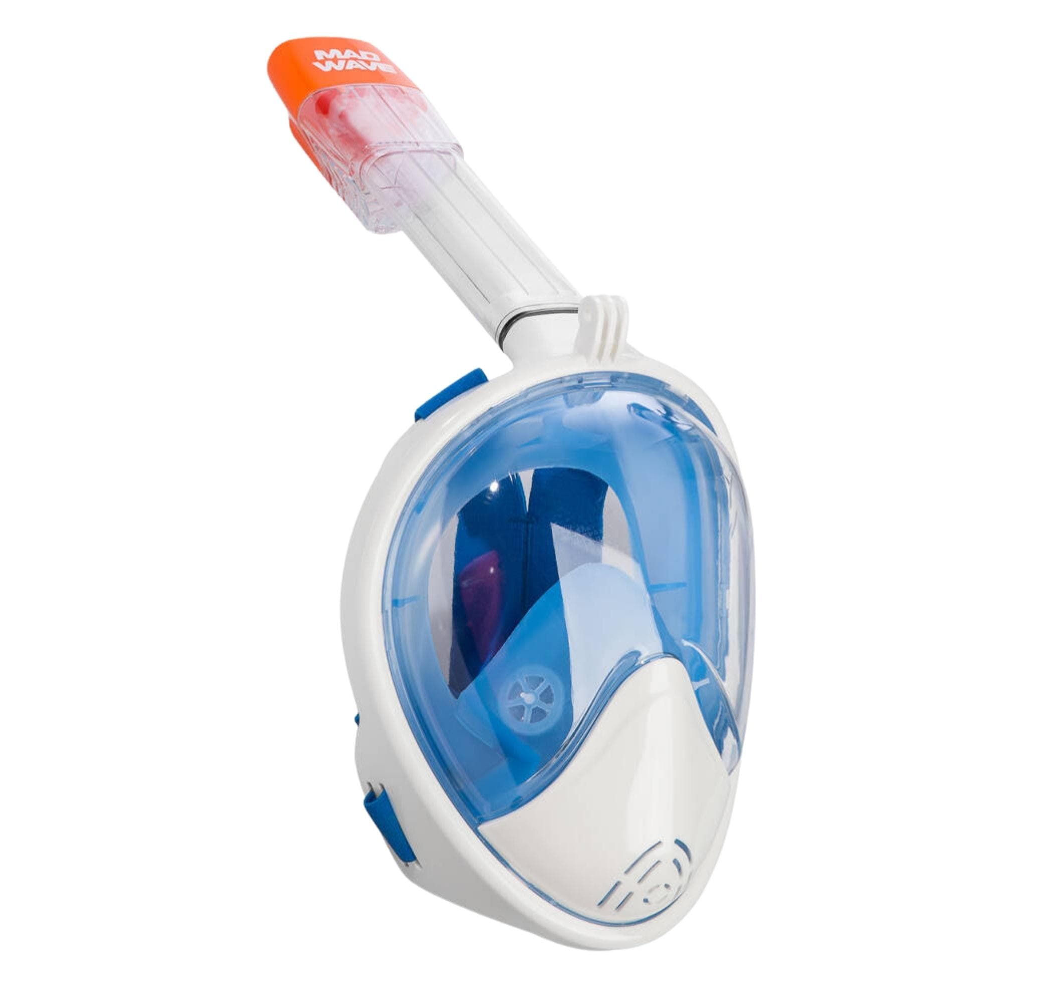 Mad Wave Madwave Full Face Azure L-Xl Snorkelling Sets Bone Beyaz