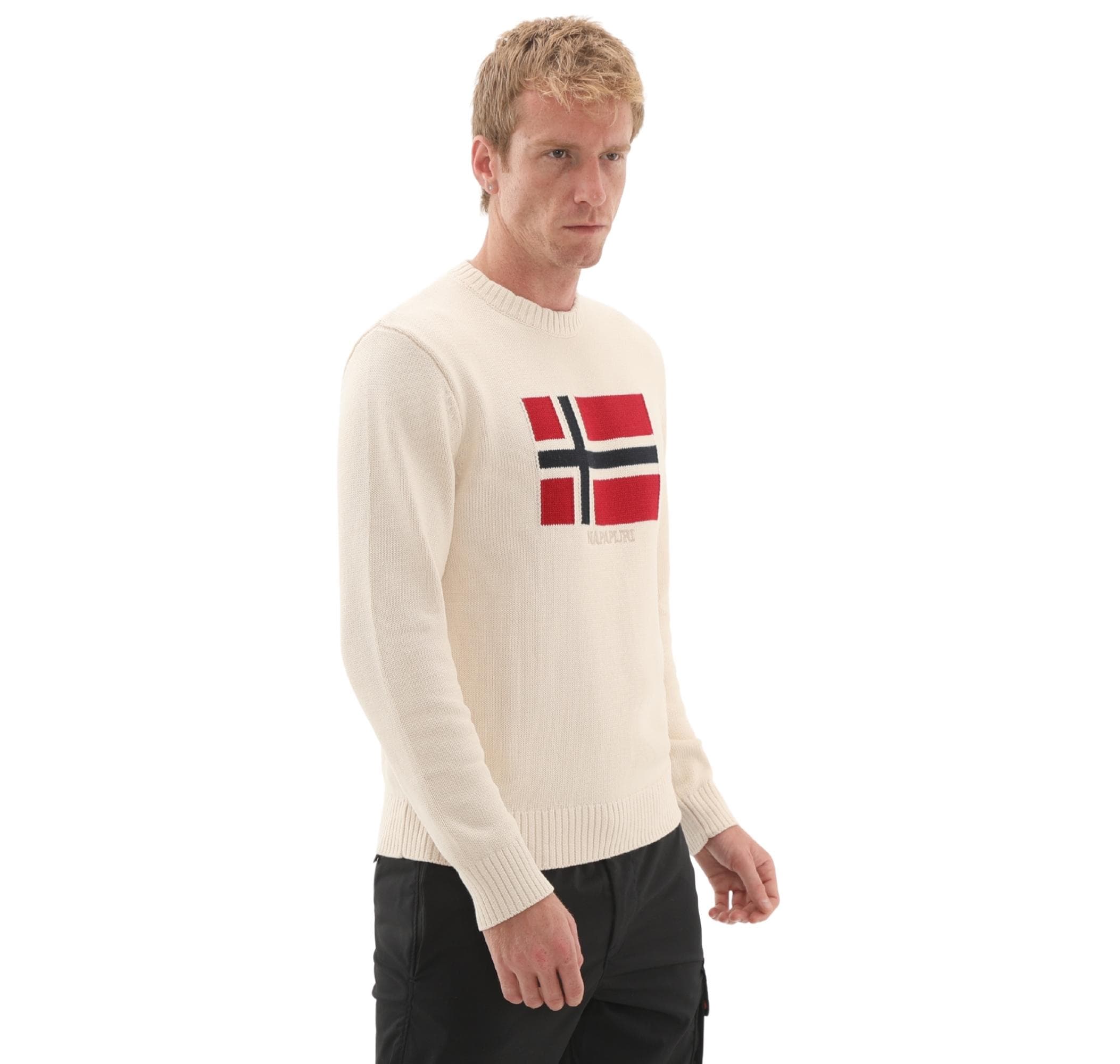 Napapijri Napapijri D-Mura C Erkek Sweatshirt Krem