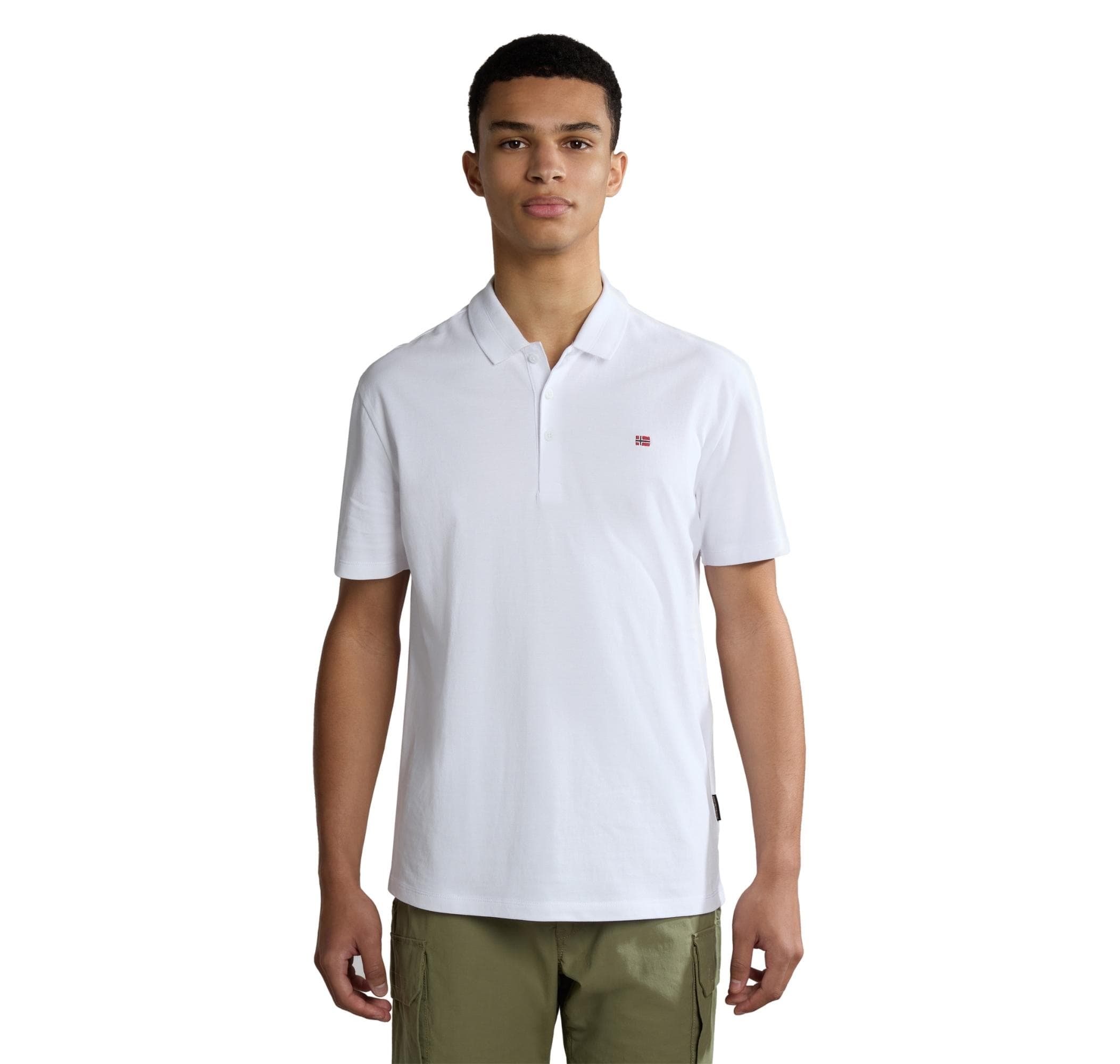 Napapijri Napapijri Ealıs Ss Sum Erkek T-Shirt Beyaz
