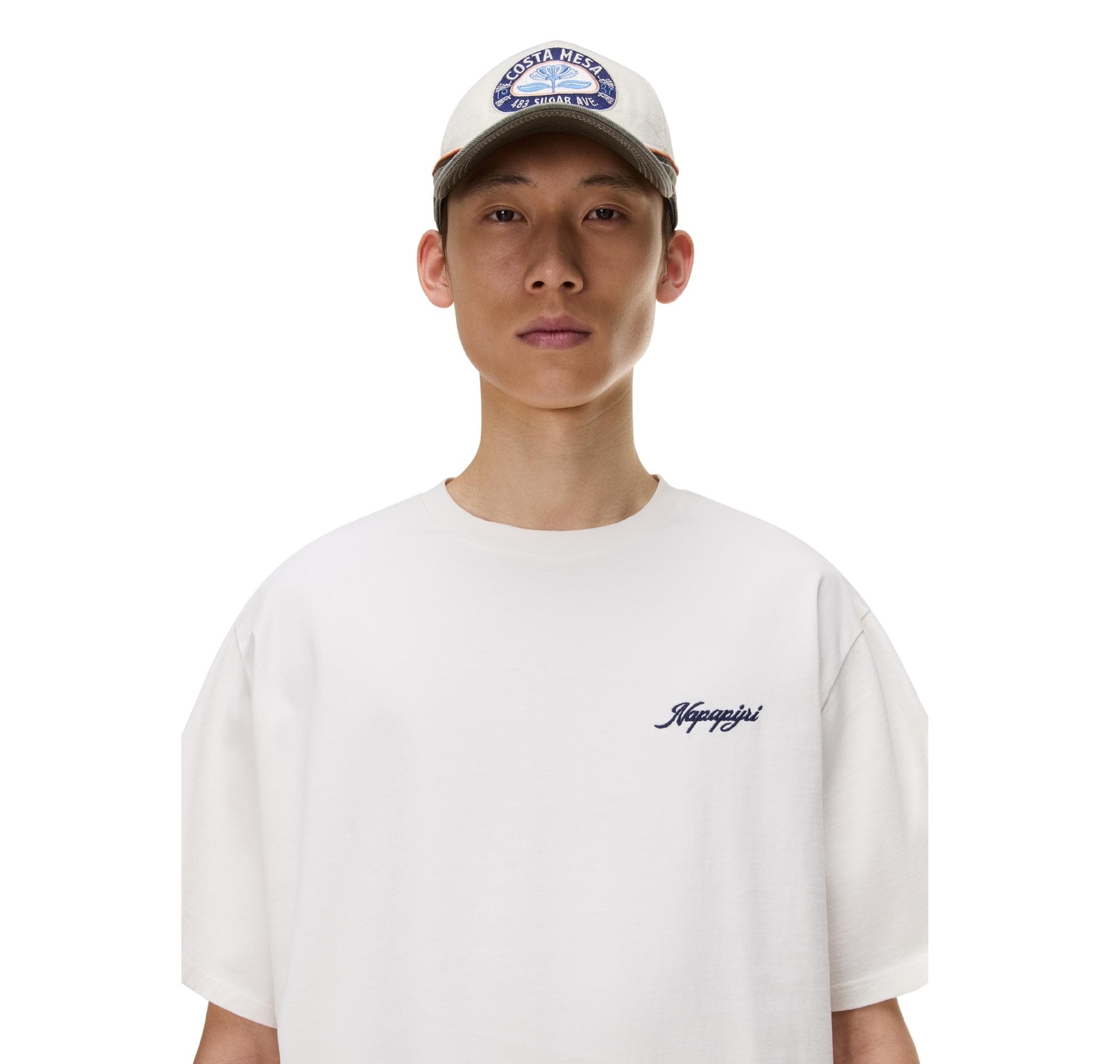 Napapijri Napapijri S-Fluorıte Ss Erkek T-Shirt Beyaz - 3