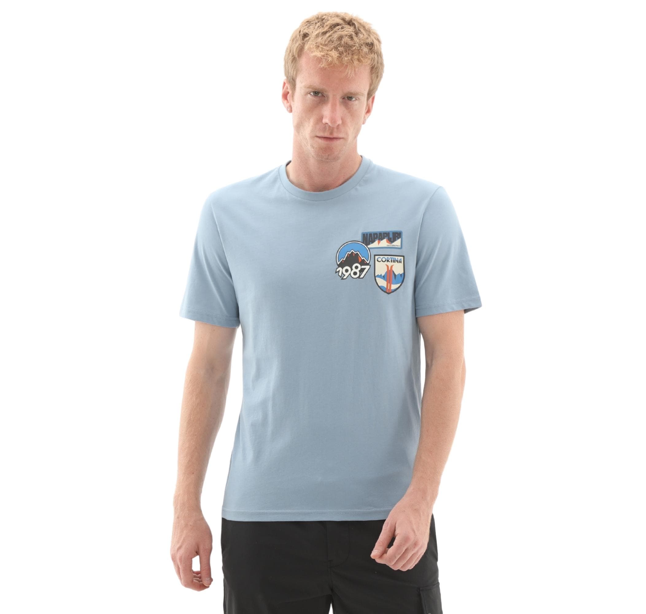 Napapijri Napapijri S-Montepıana Ss Erkek T-Shirt Mavi