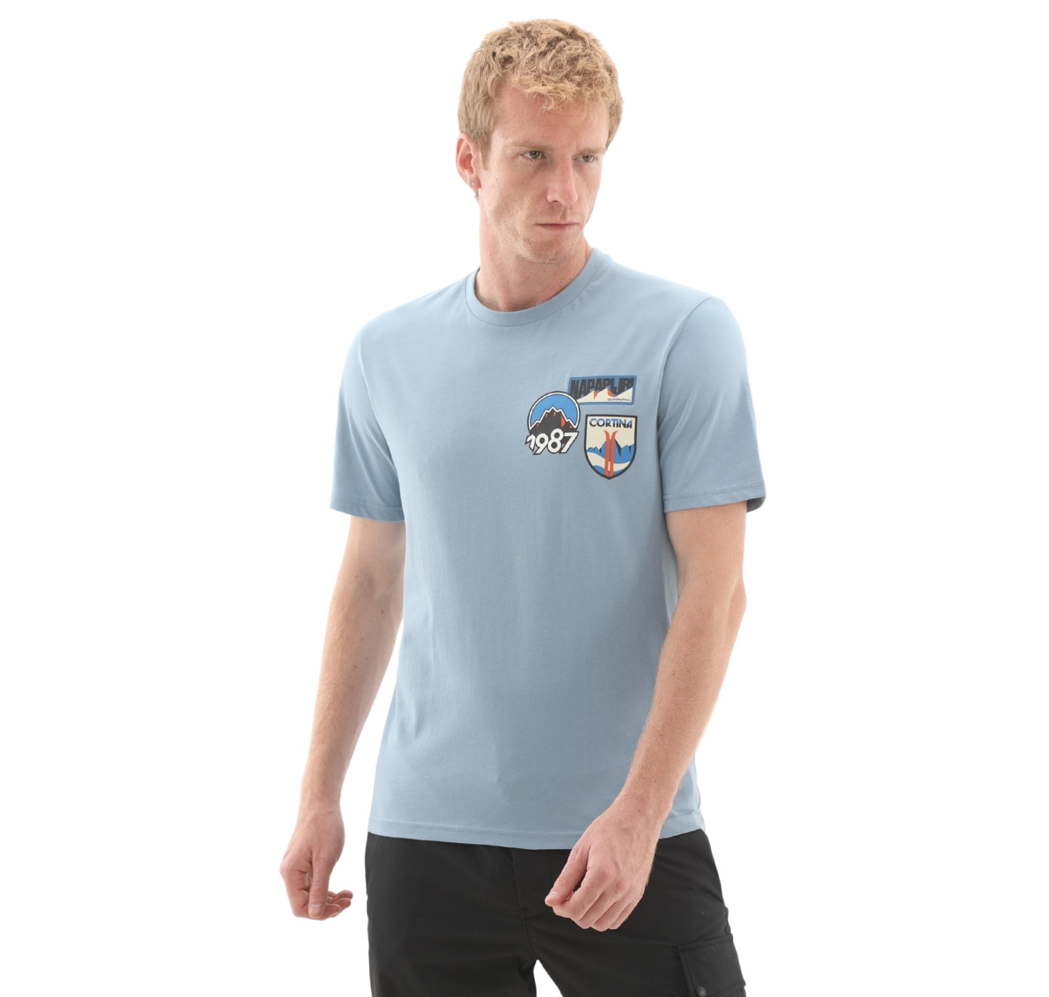 Napapijri Napapijri S-Montepıana Ss Erkek T-Shirt Mavi - 2