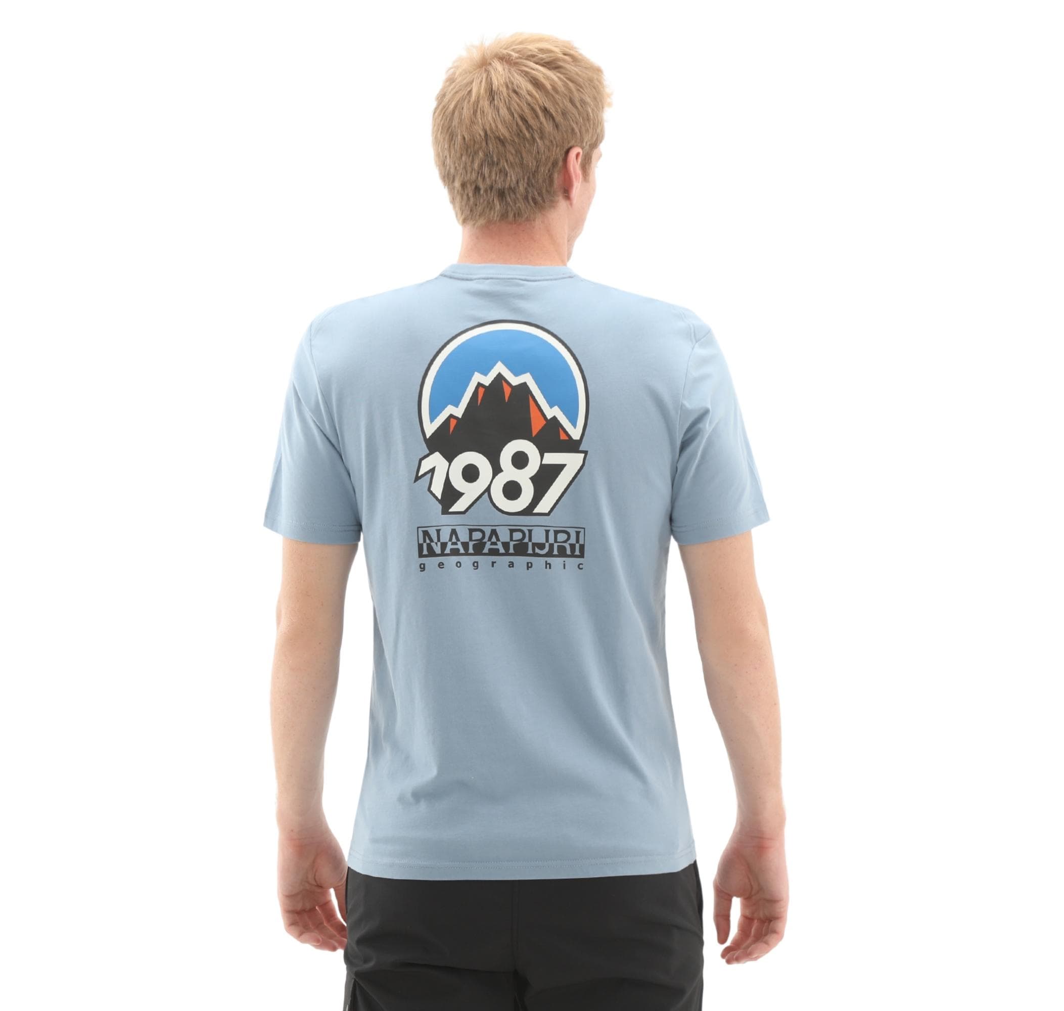Napapijri Napapijri S-Montepıana Ss Erkek T-Shirt Mavi - 4