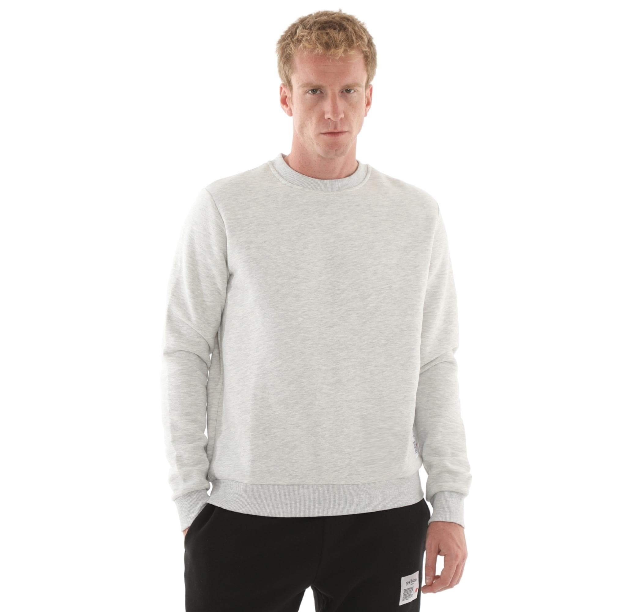 New Balance New Balance Mnc3503 Erkek Sweatshirt Gri