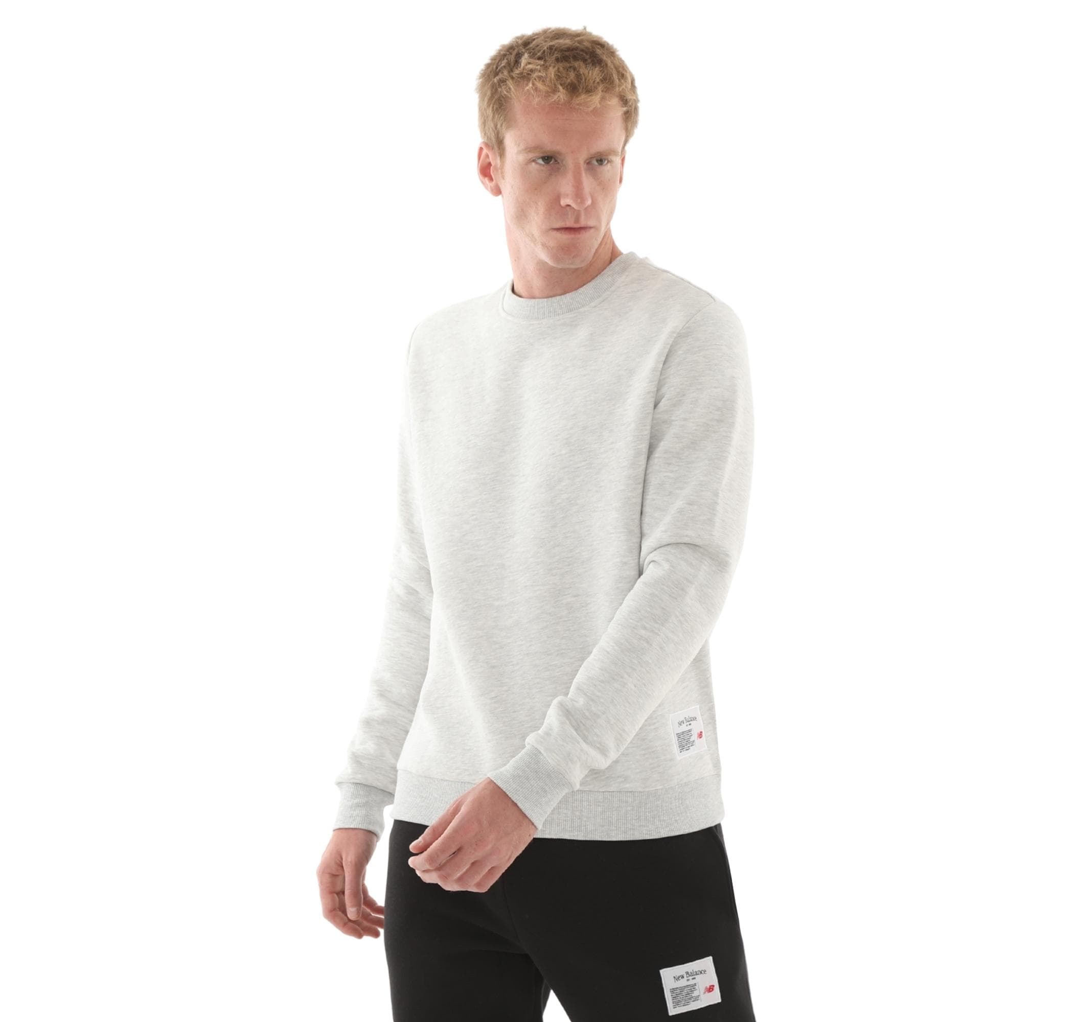 New Balance New Balance Mnc3503 Erkek Sweatshirt Gri - 2