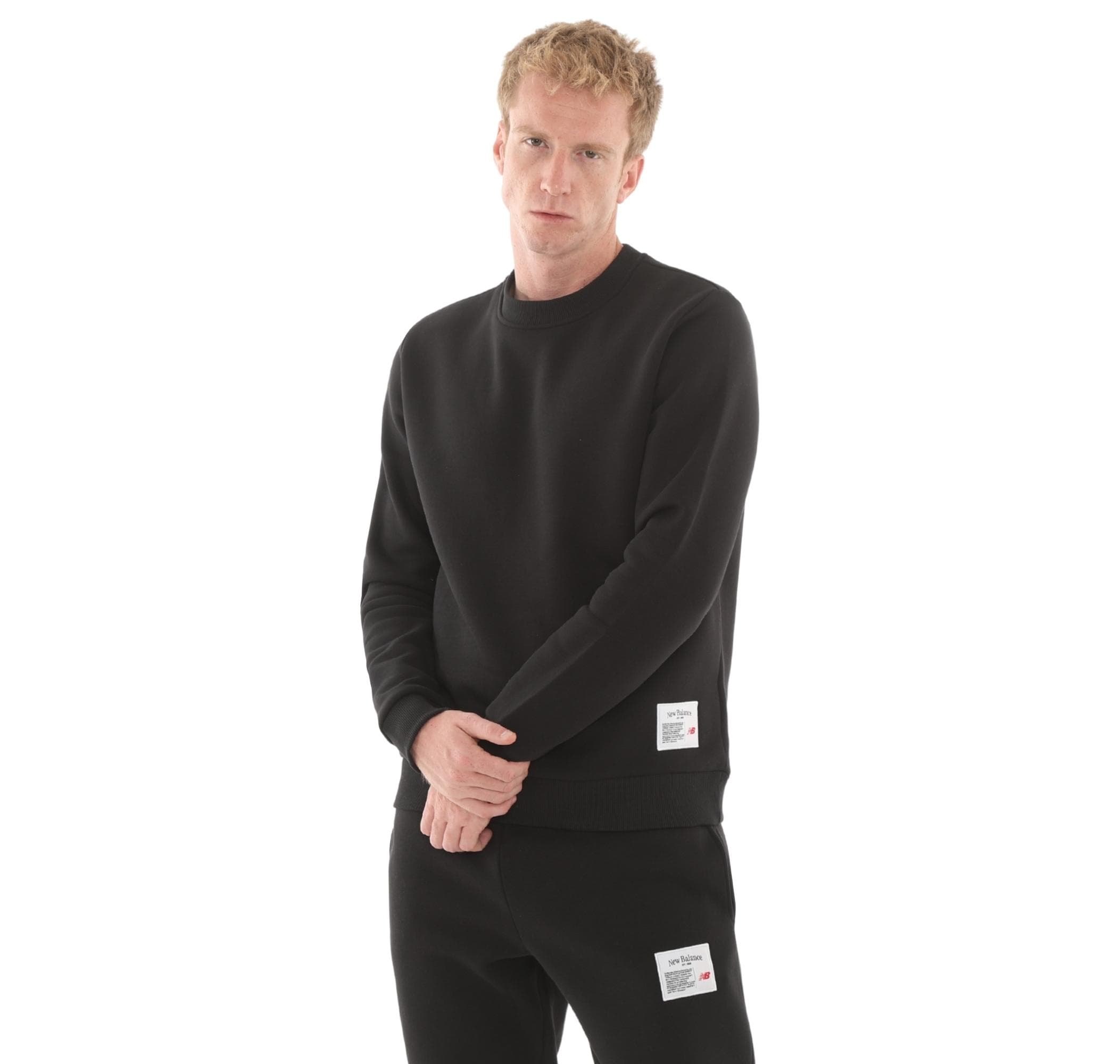New Balance New Balance Mnc3503 Erkek Sweatshirt Siyah - 2