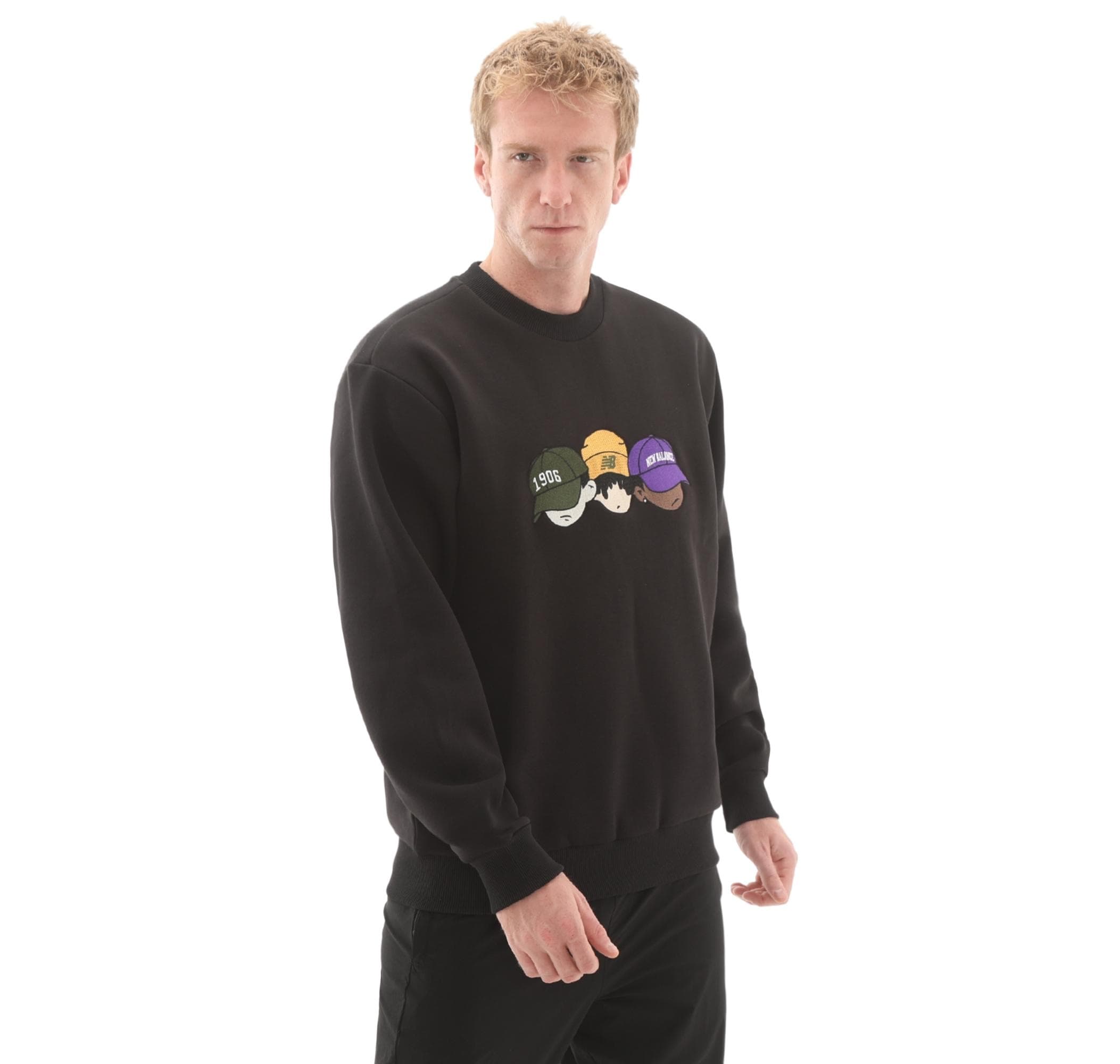 New Balance New Balance Mnc3505 Erkek Sweatshirt Siyah - 2