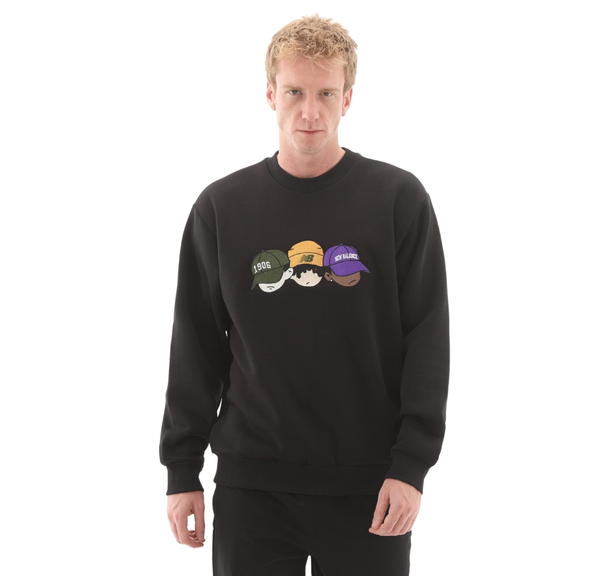 New Balance New Balance Mnc3505 Erkek Sweatshirt Siyah - 3