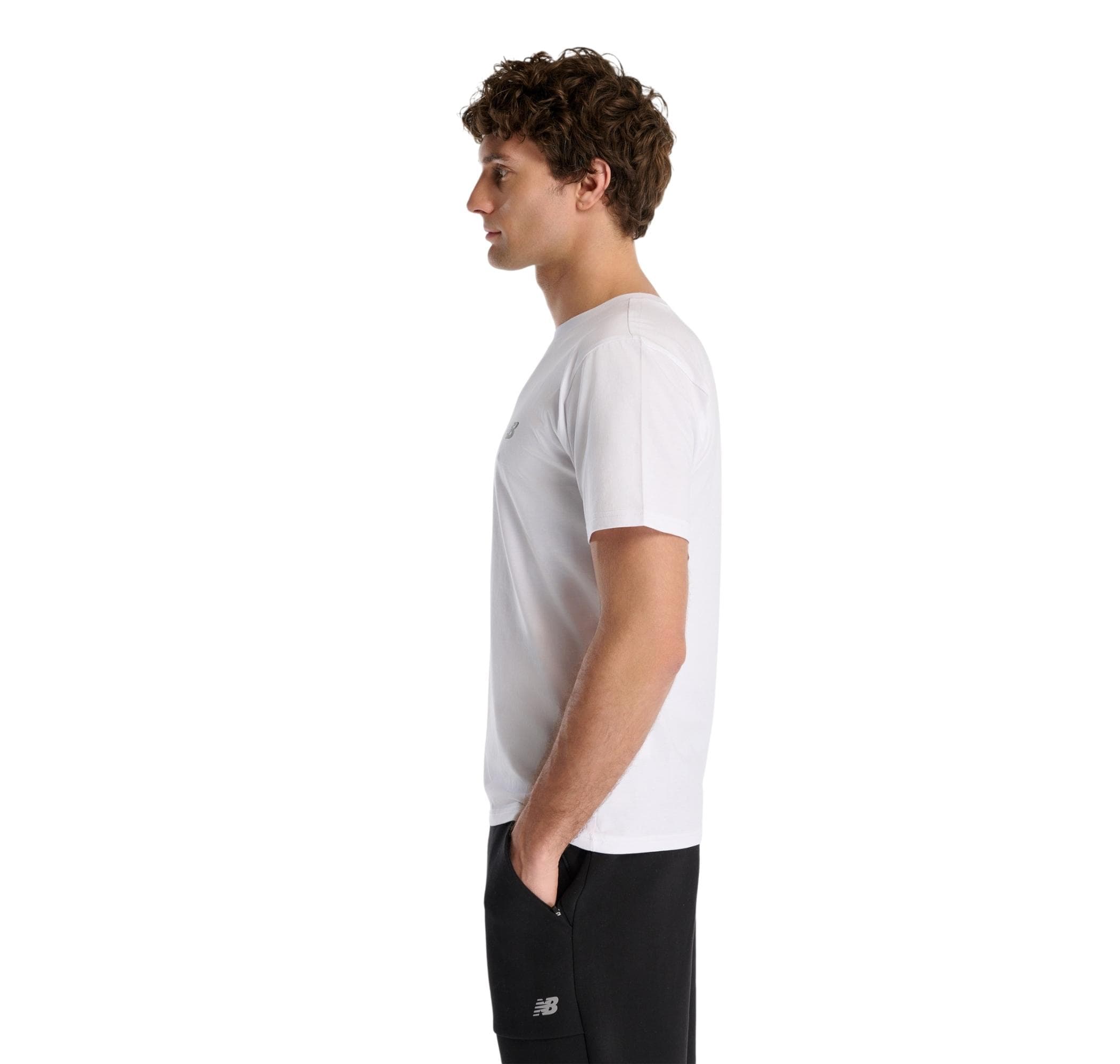 New Balance New Balance Mnt1537 Erkek T-Shirt Beyaz - 2