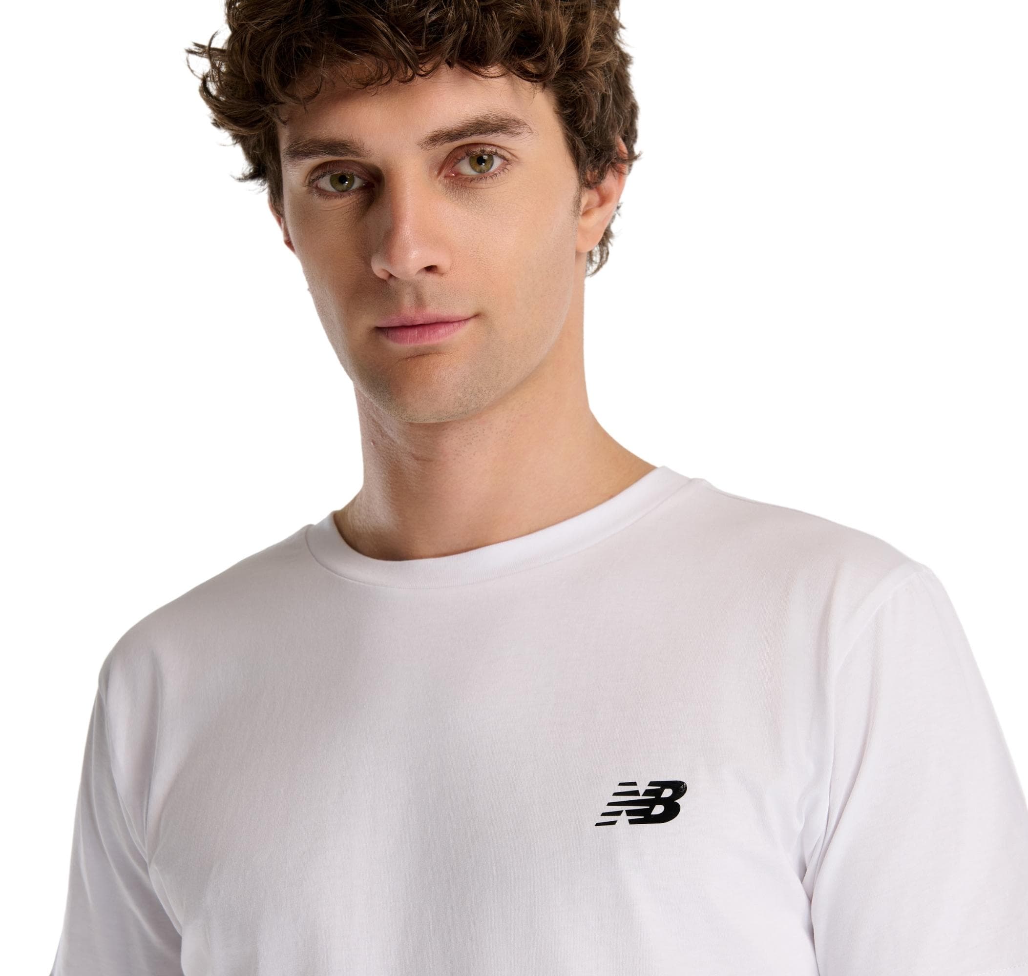New Balance New Balance Mnt1537 Erkek T-Shirt Beyaz - 4