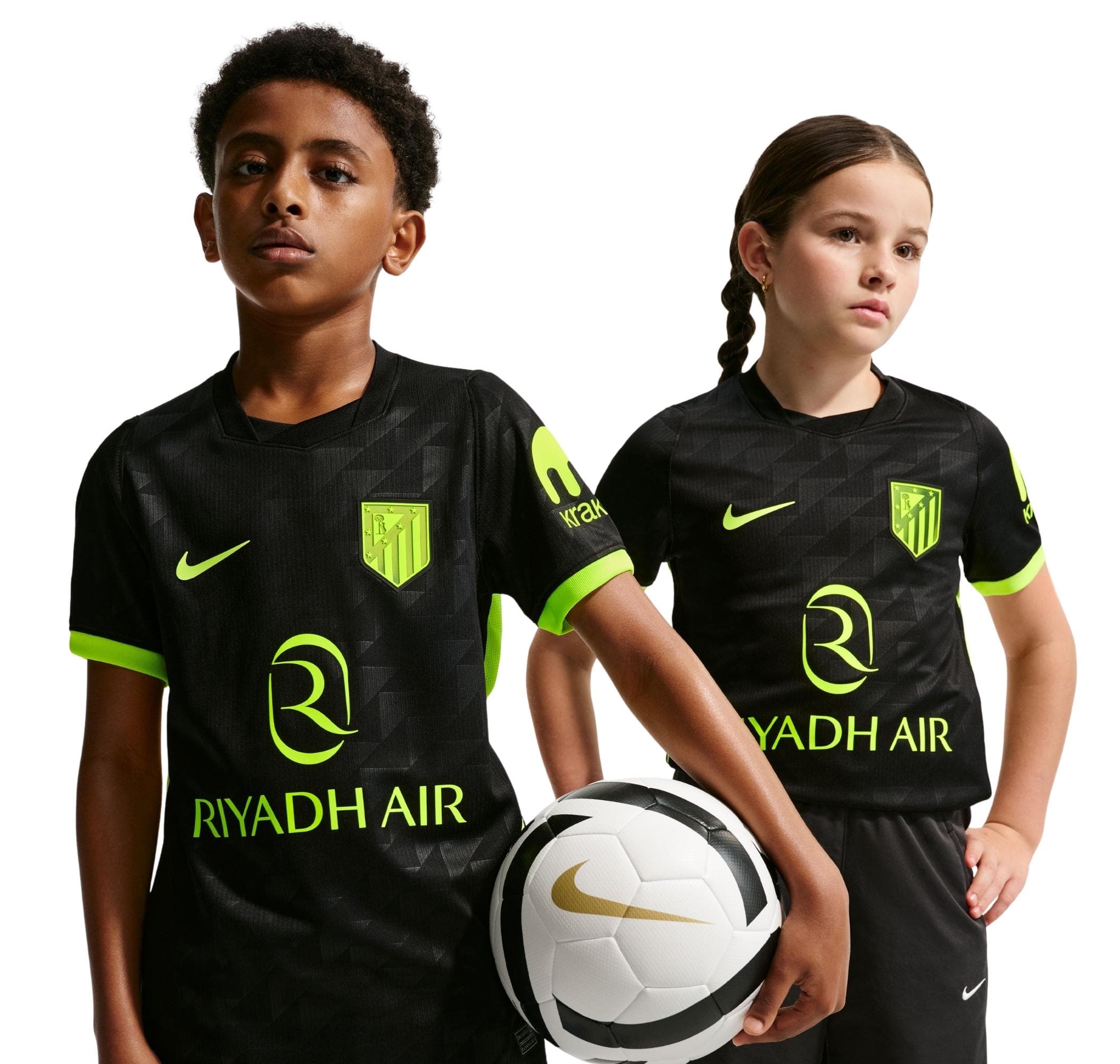 Nike Nike Atlético Madrid 2026-27 Deplasman Çocuk Forması Siyah - 3