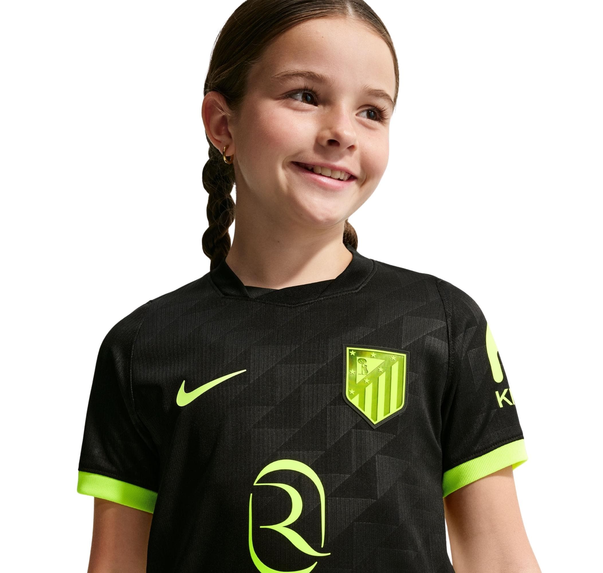 Nike Nike Atlético Madrid 2026-27 Deplasman Çocuk Forması Siyah - 5