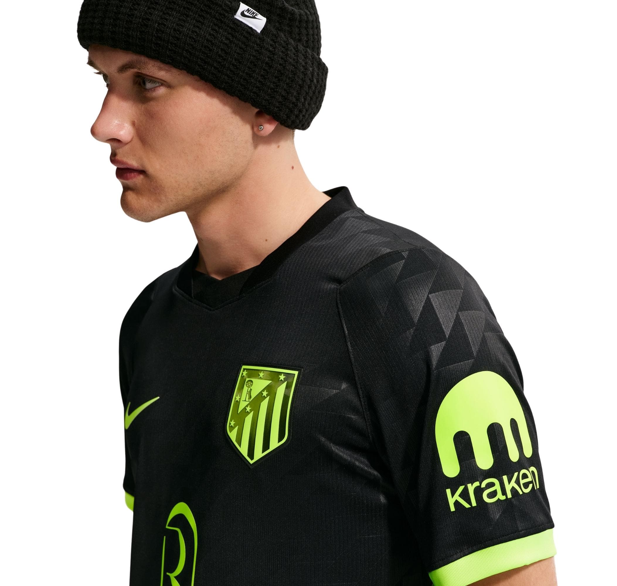 Nike Nike Atlético Madrid 2026-27 Deplasman Erkek Forması Siyah - 4
