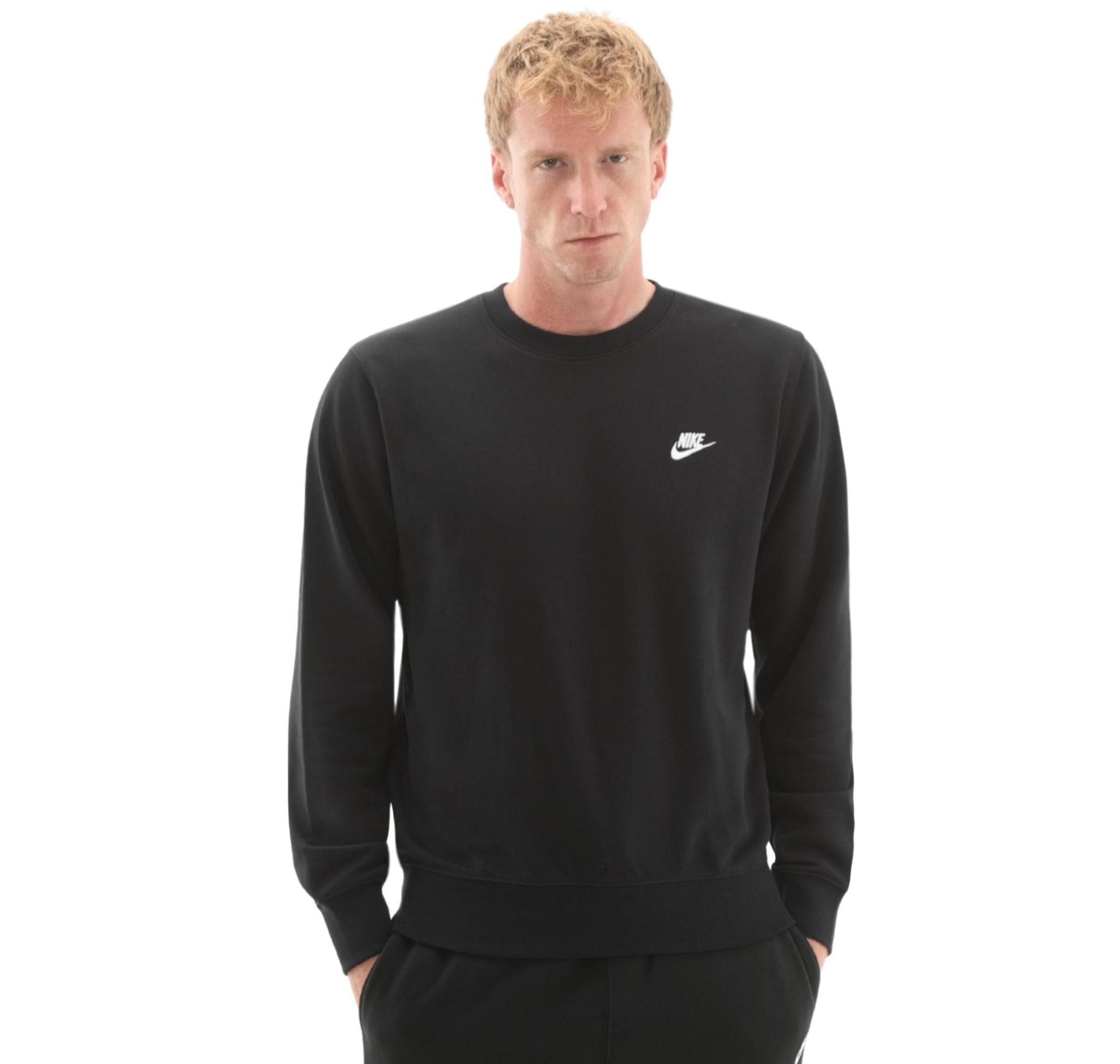 Nike Nike Club Erkek Sweatshirt Siyah