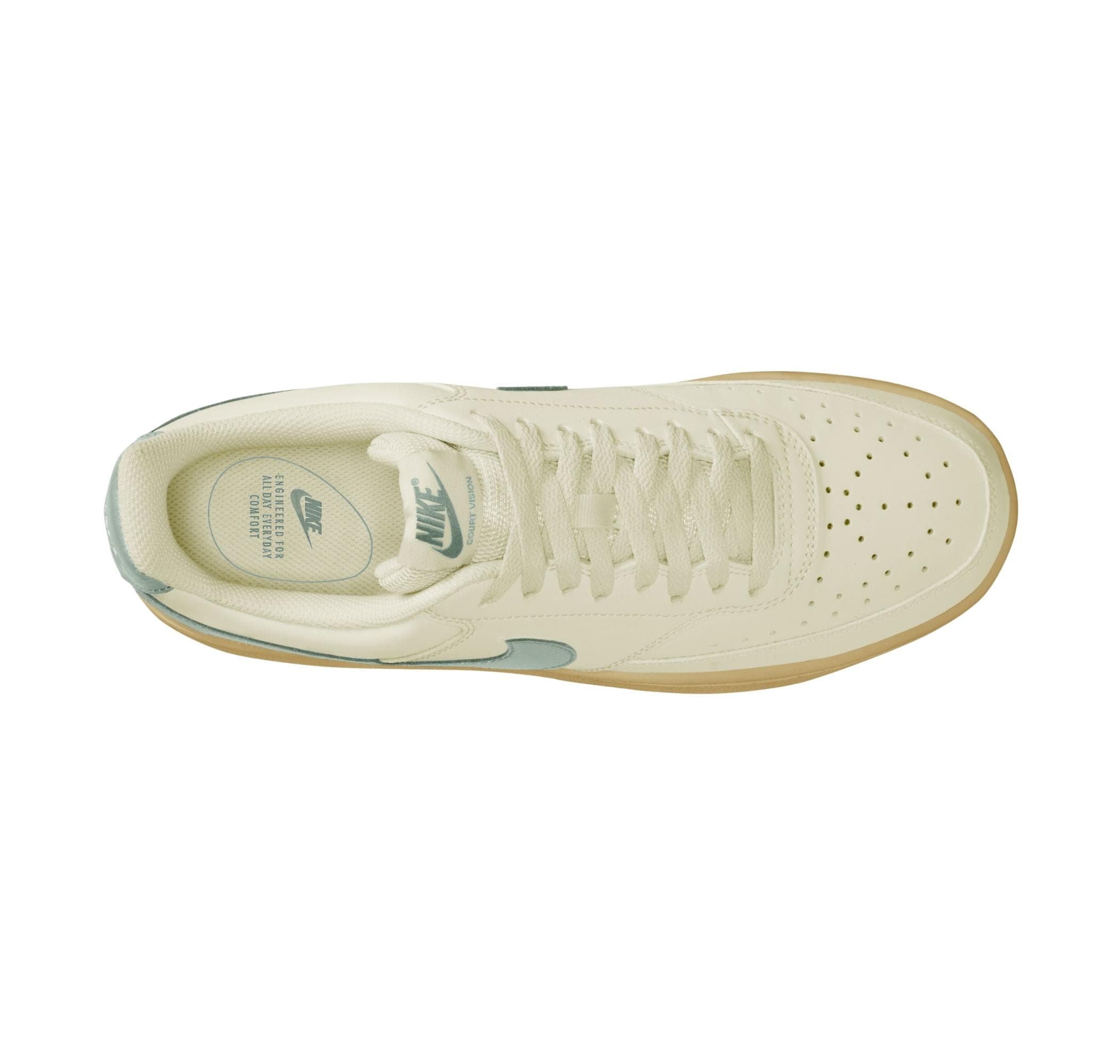 Nike Nike Court Vision Low Erkek Spor Ayakkabı Beyaz - 5