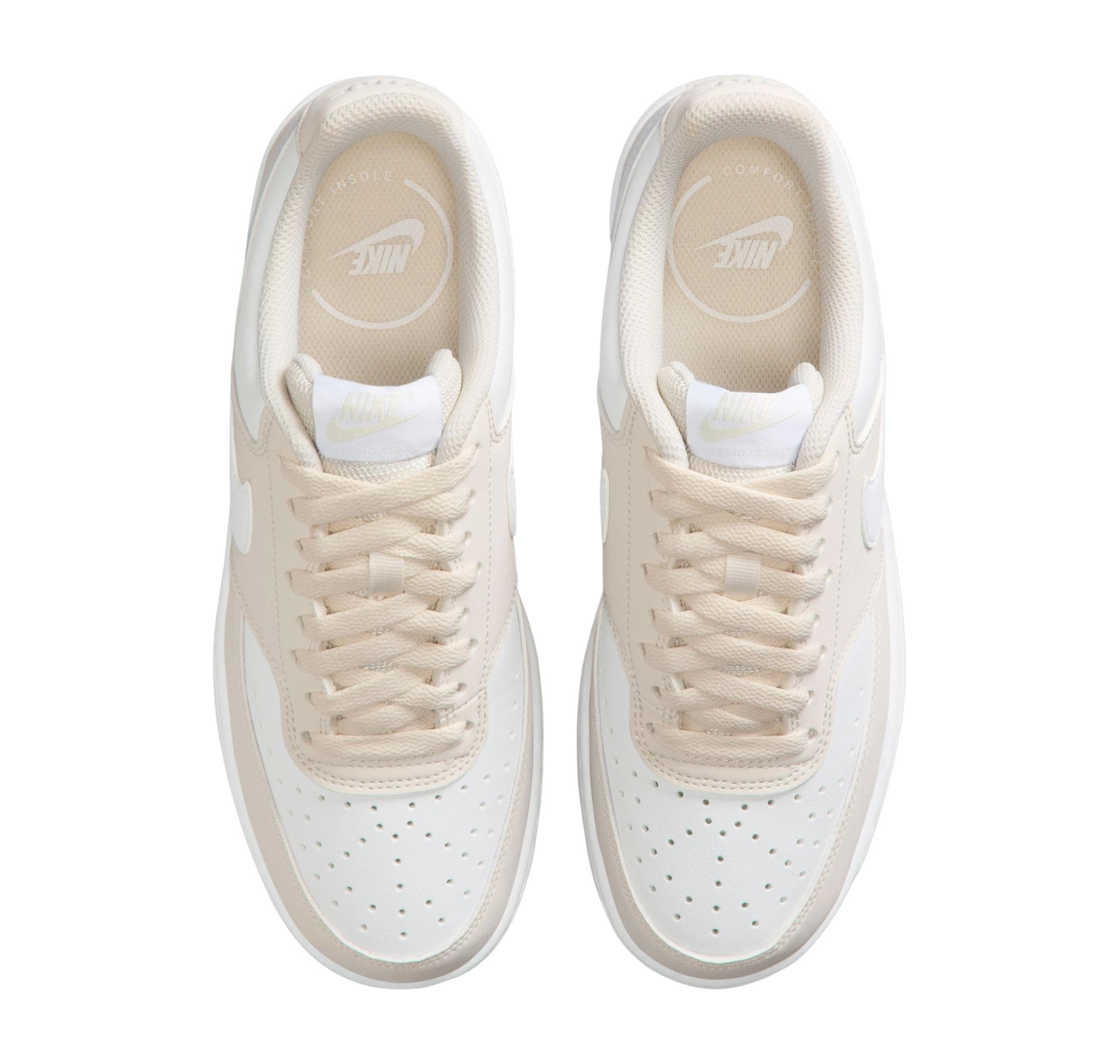 Nike Nike Court Vision Low Kadın Spor Ayakkabı Krem - 3