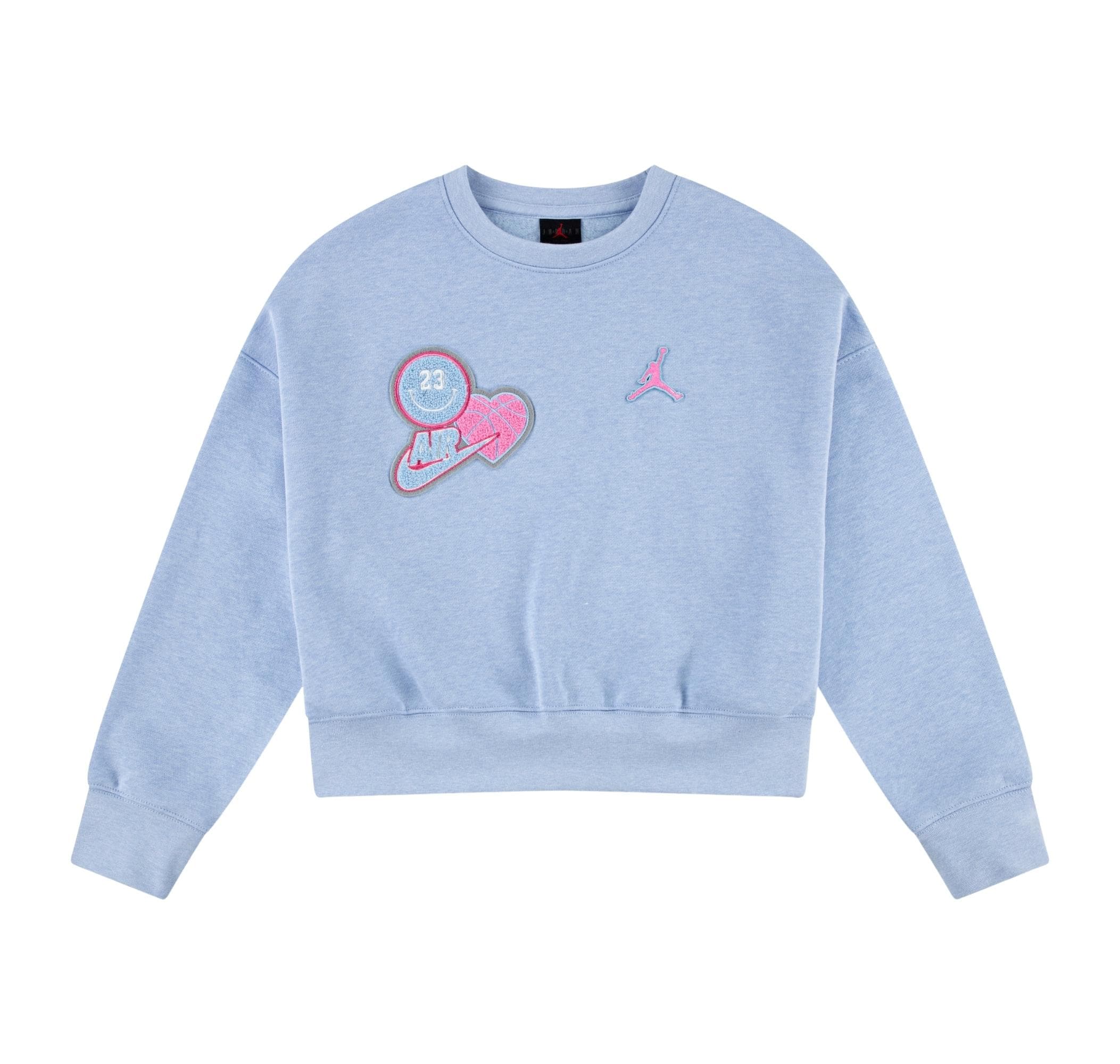Nike Nike Jdg Blue Jeans & Blıng Flc Cre Çocuk Sweatshirt Mavi