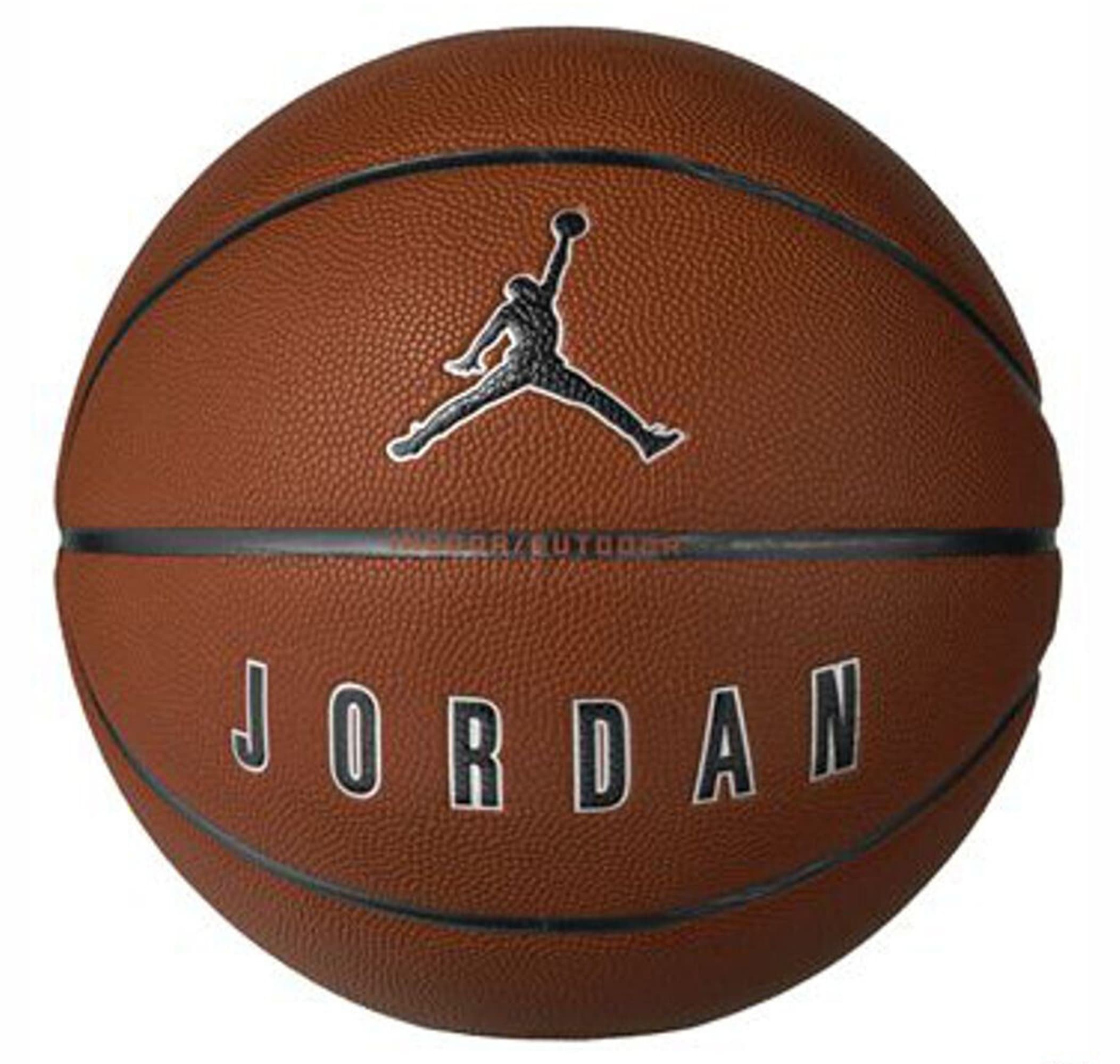 Jordan Nike Jordan Ultımate 2.0 8P Deflated Amber-Black-Metallıc Sı Basketbol Topu Kahve