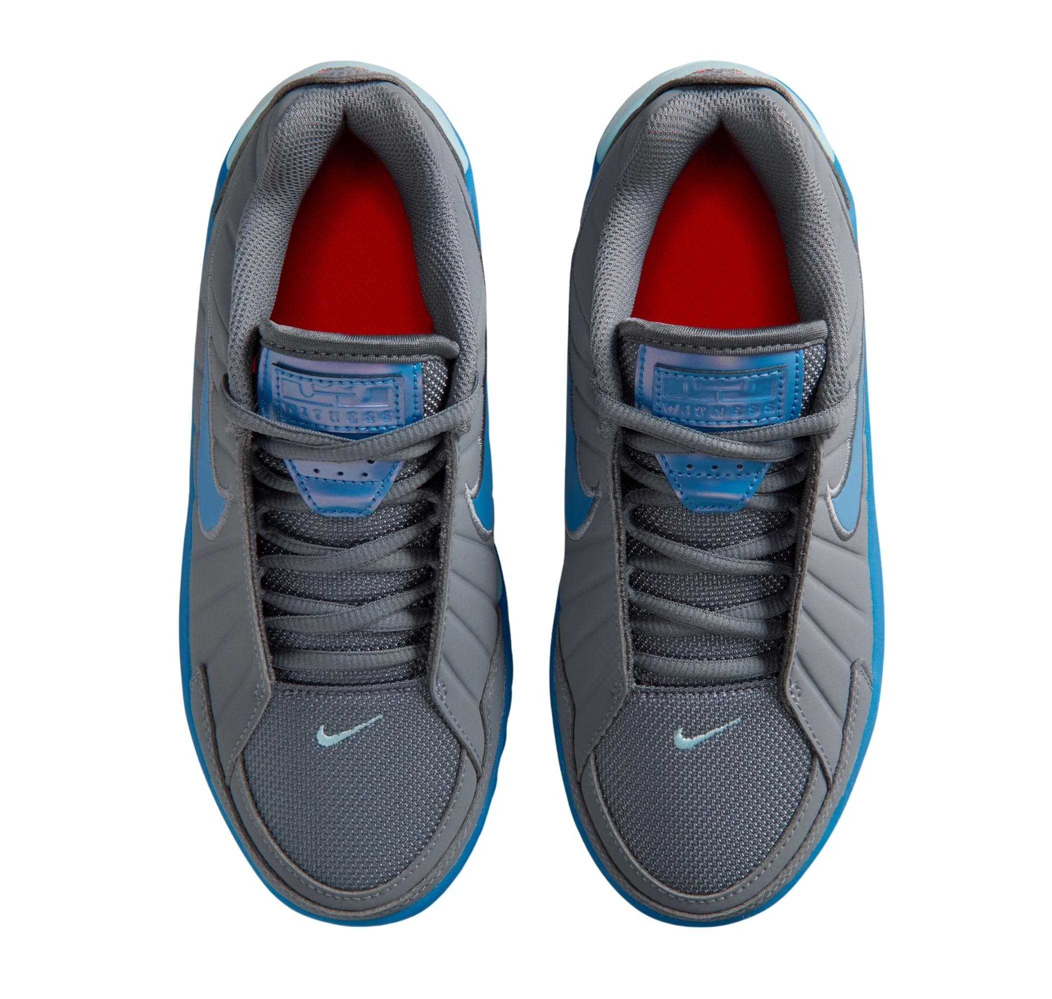 Nike Nike Lebron Witness 9 Çocuk Spor Ayakkabı Gri - 5