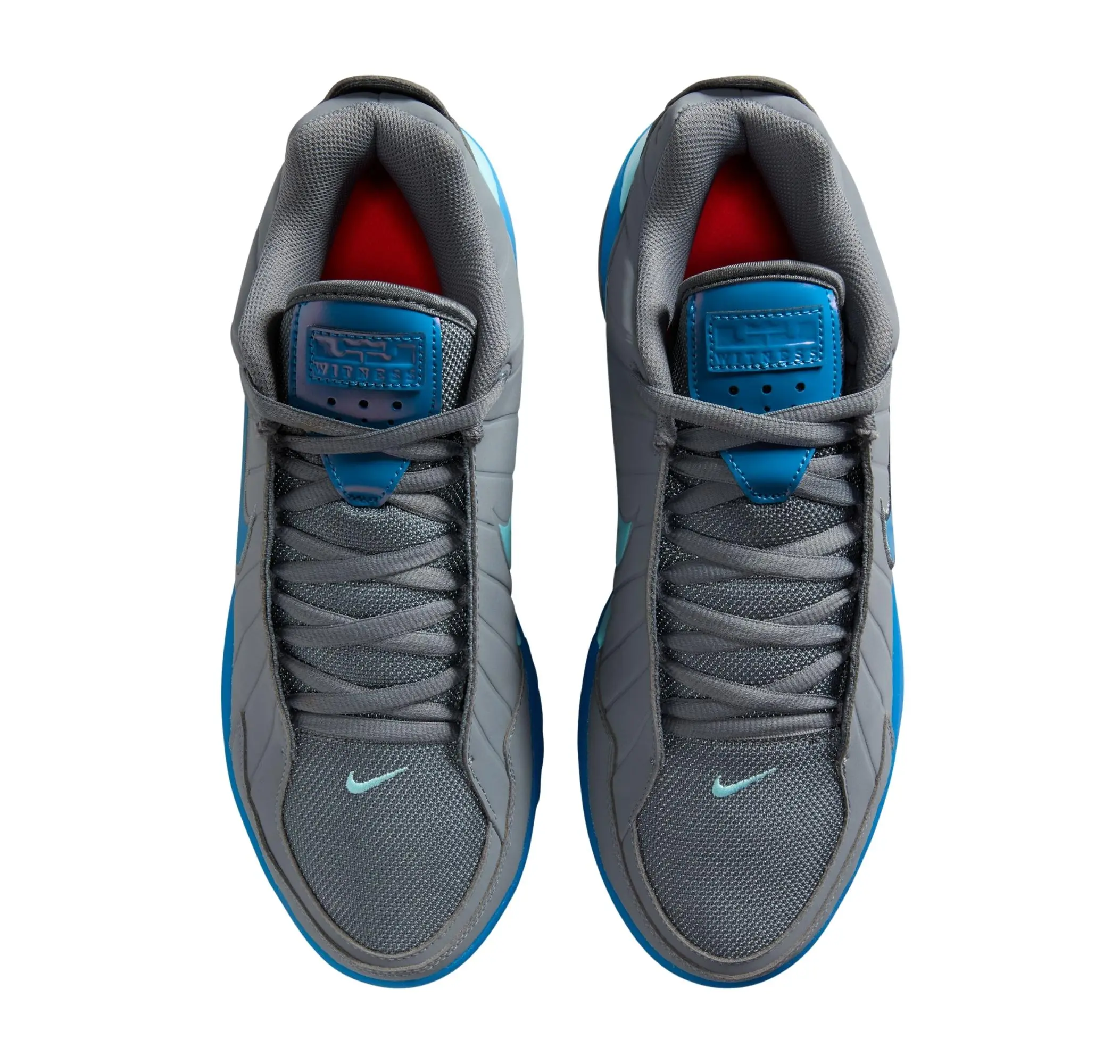 Nike Nike Lebron Witness 9 Erkek Spor Ayakkabı Gri - 5