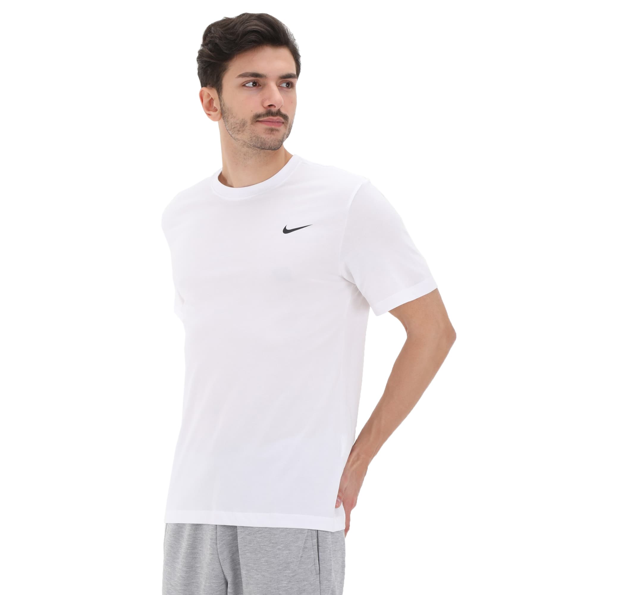 Nike Nike M Nk Df Tee Dfc Crew Solıd Erkek T-Shirt Beyaz - 2