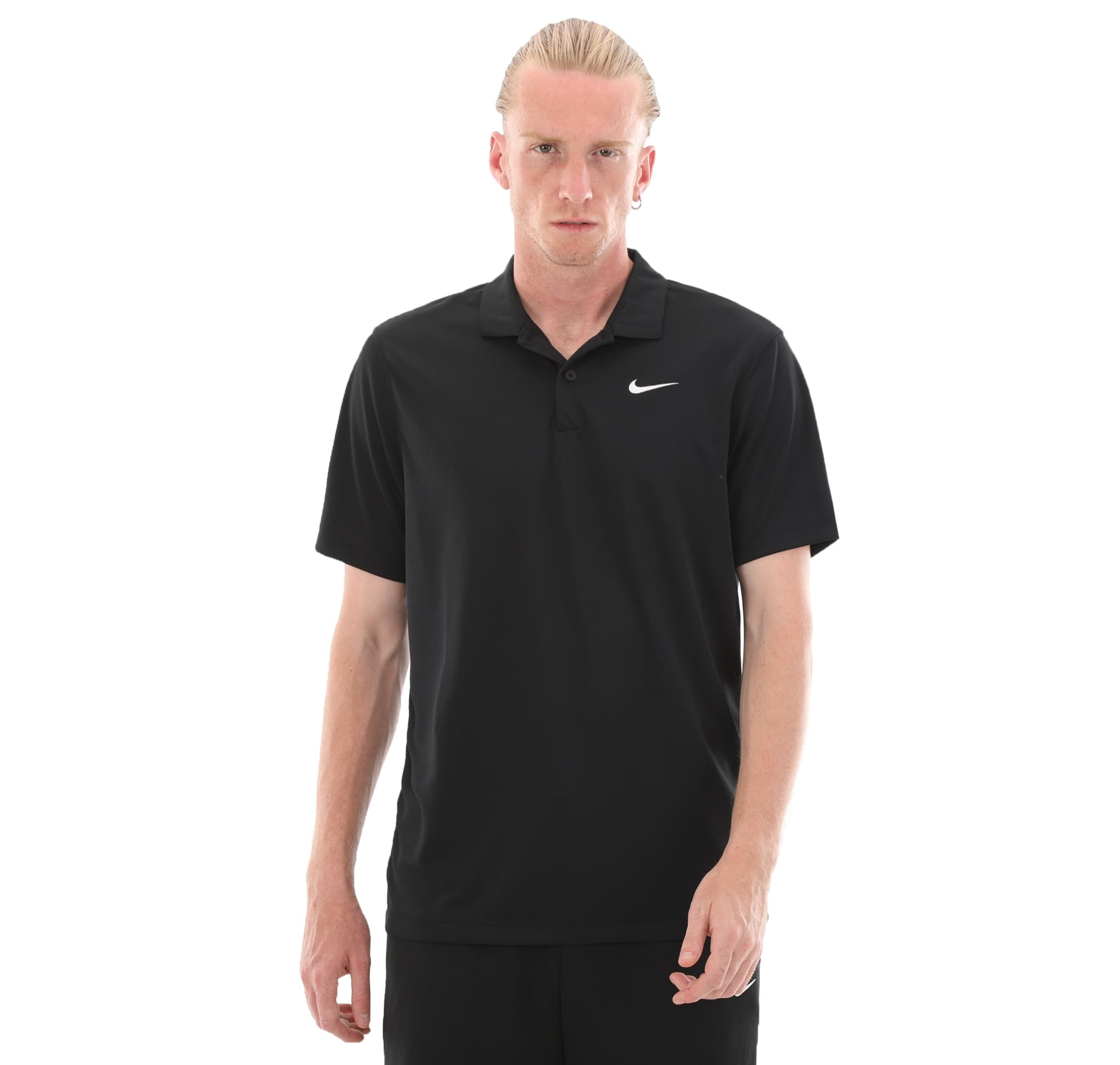 Nike Nike M Nkct Df Polo Solıd Erkek T-Shirt Siyah
