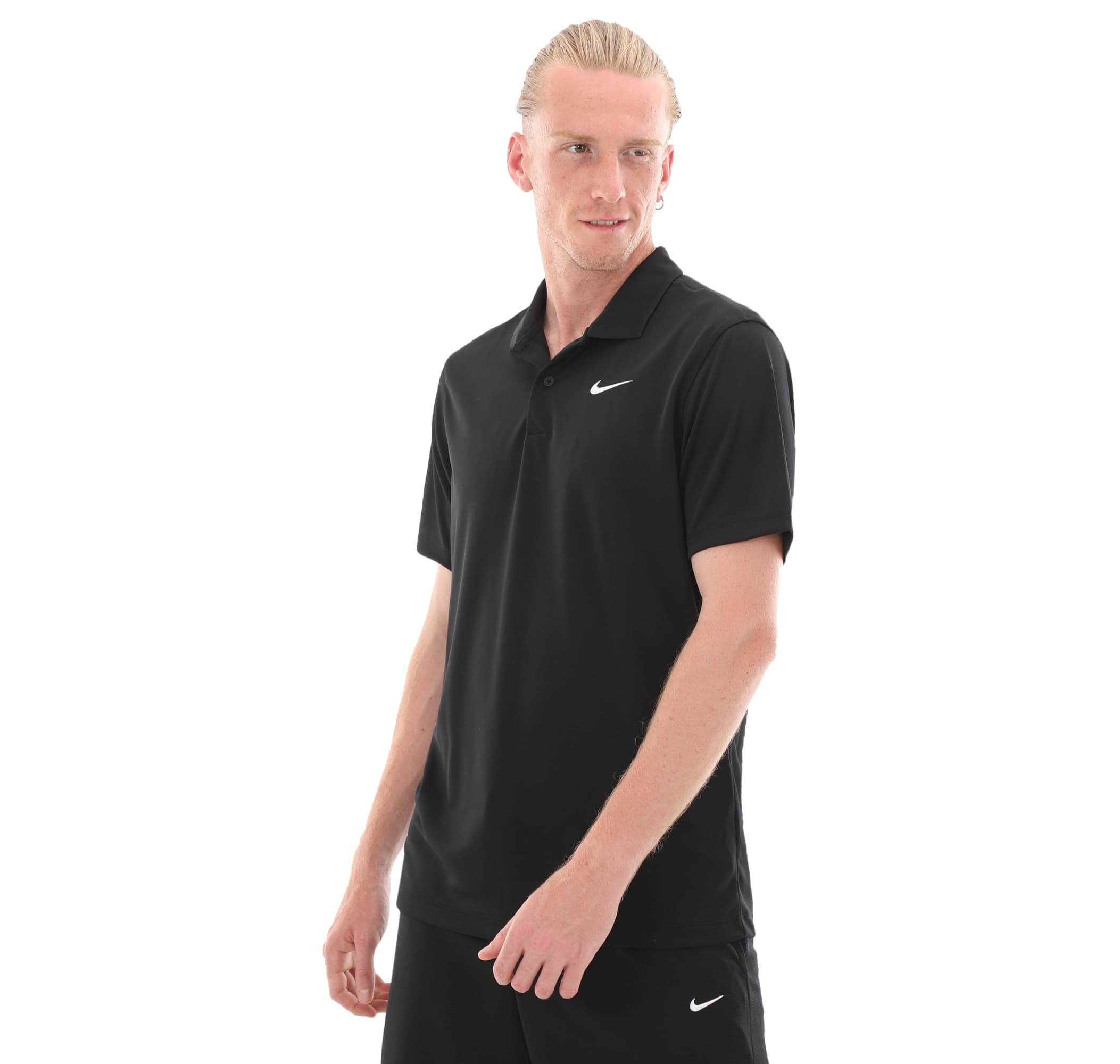 Nike Nike M Nkct Df Polo Solıd Erkek T-Shirt Siyah - 2