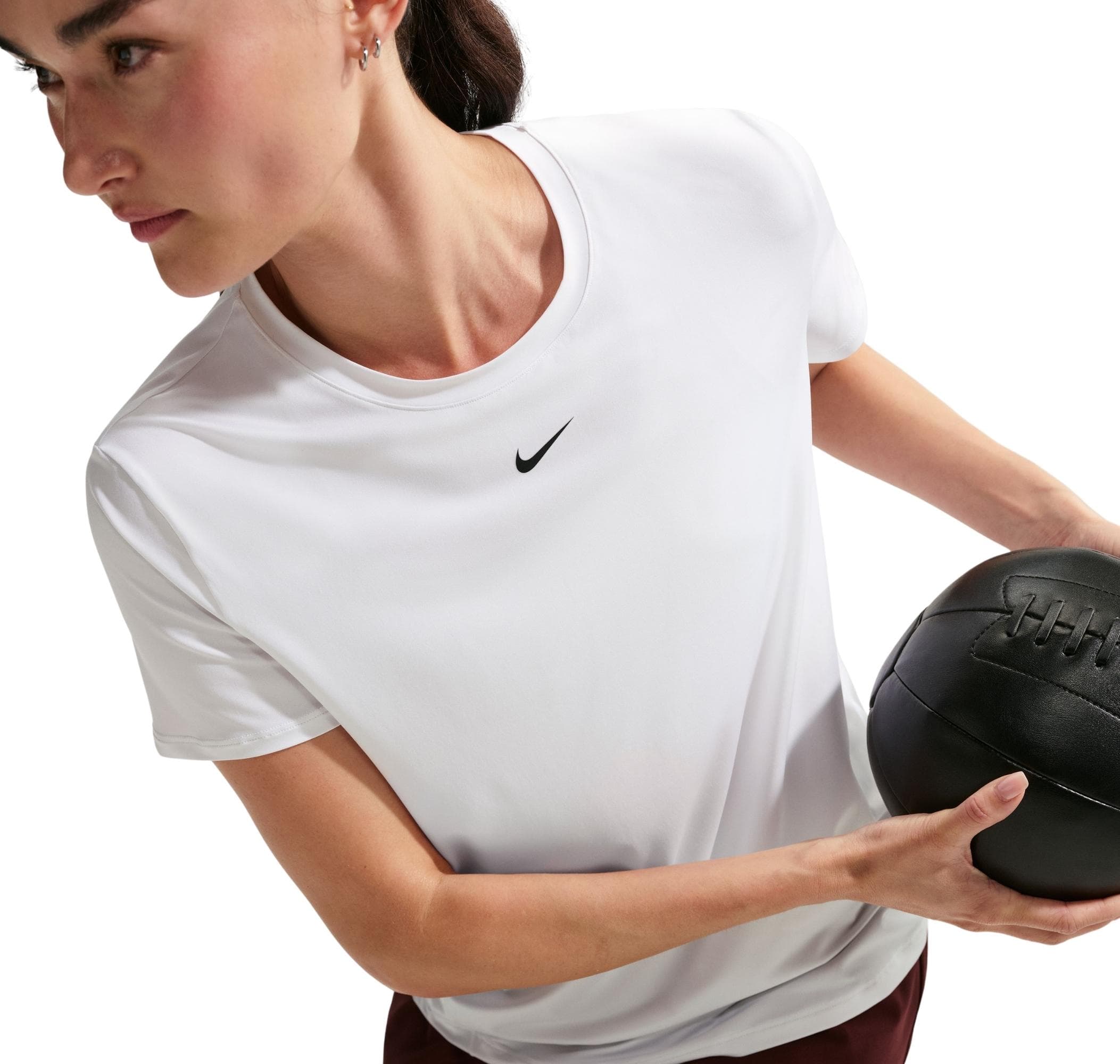 Nike Nike One Classic Kadın T-Shirt Beyaz - 3